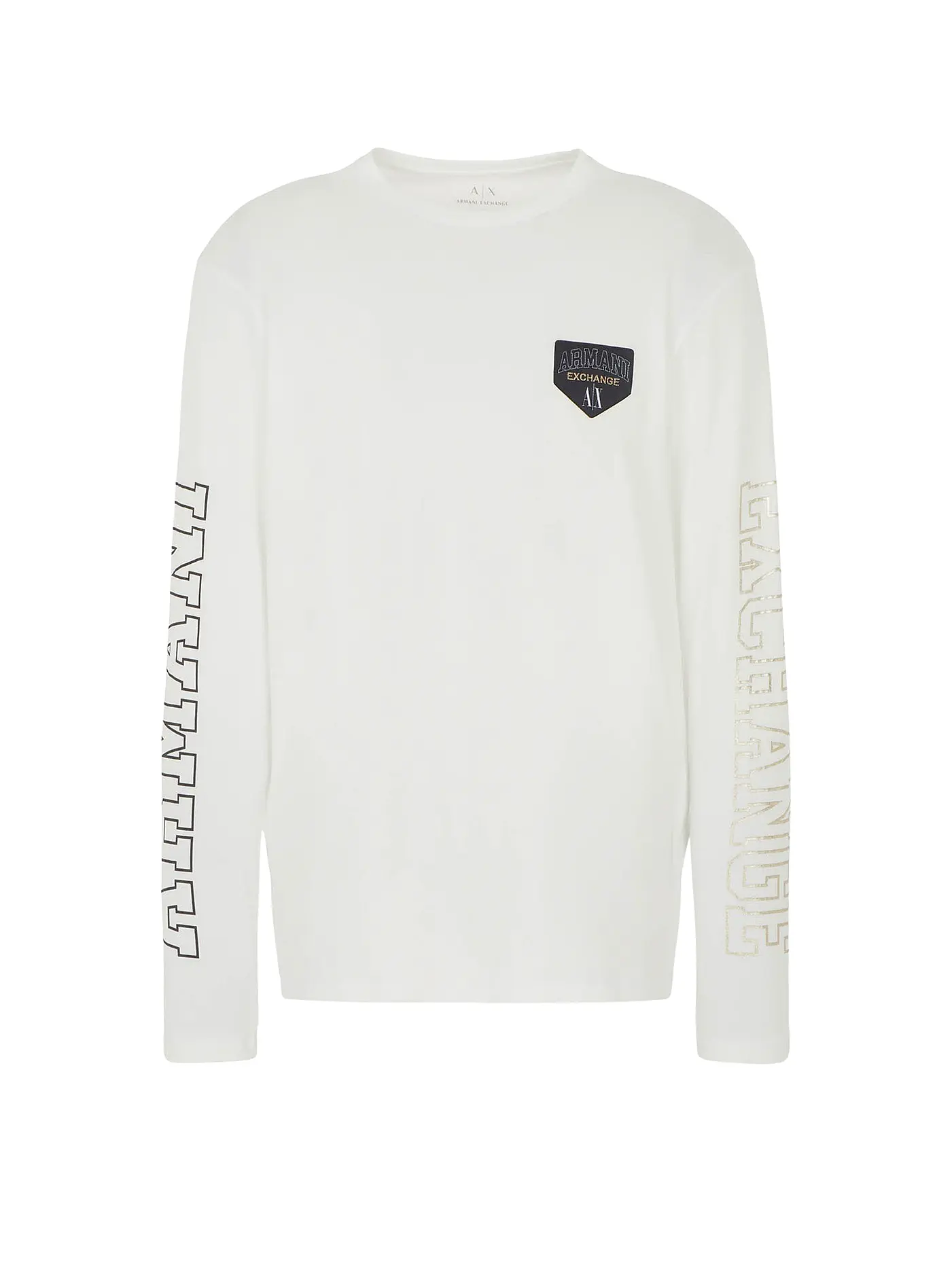 ARMANI EXCHANGE | Langarmshirt Regular Fit | weiss