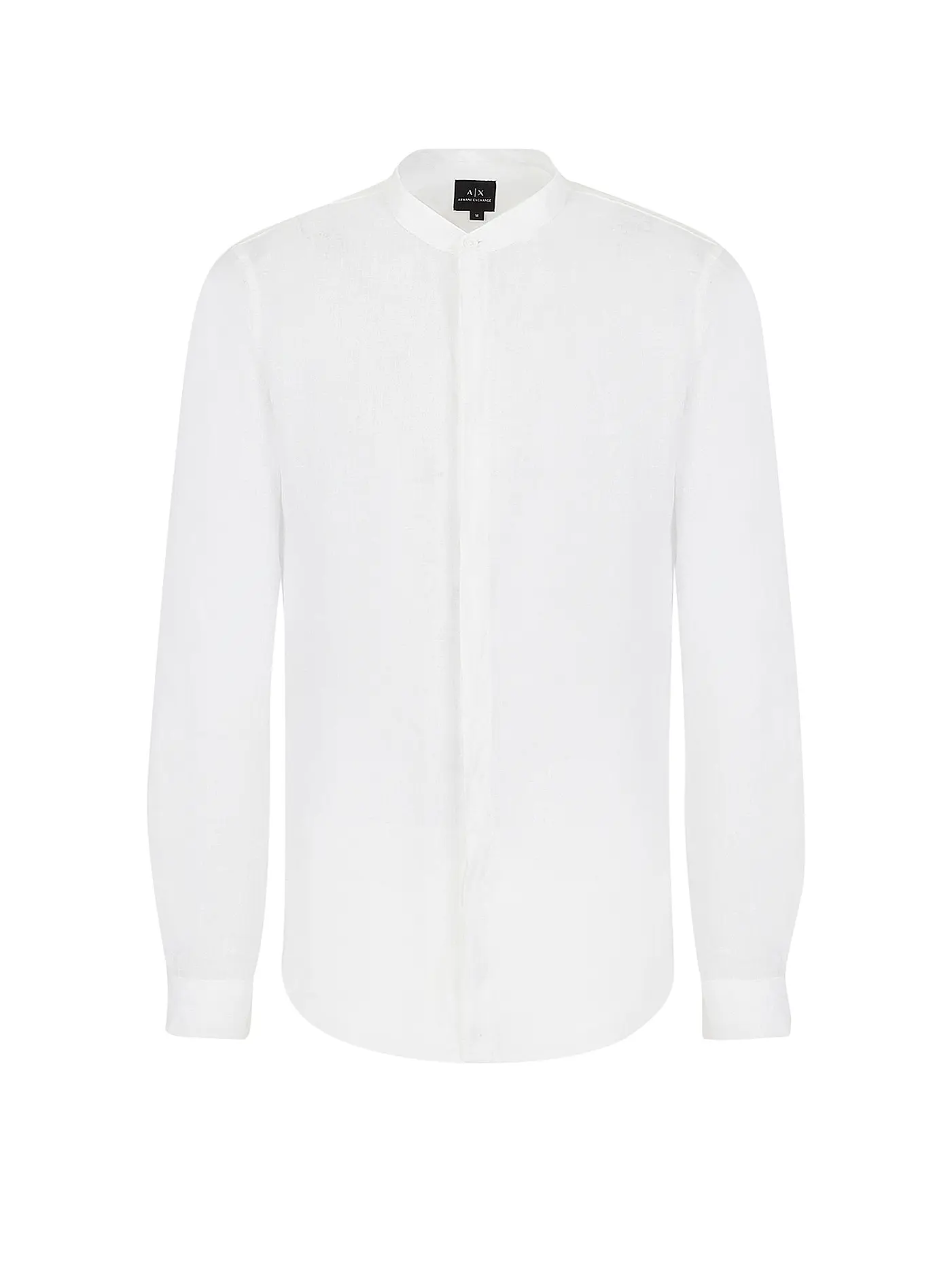 ARMANI EXCHANGE | Leinenhemd Regular Fit  | weiss