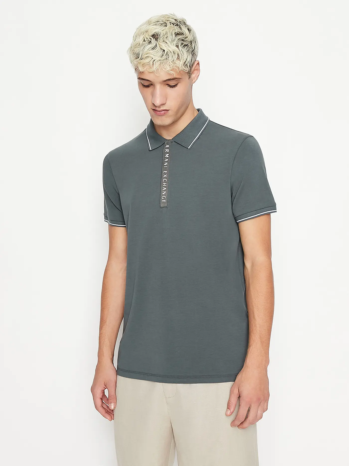 ARMANI EXCHANGE | Poloshirt | grün