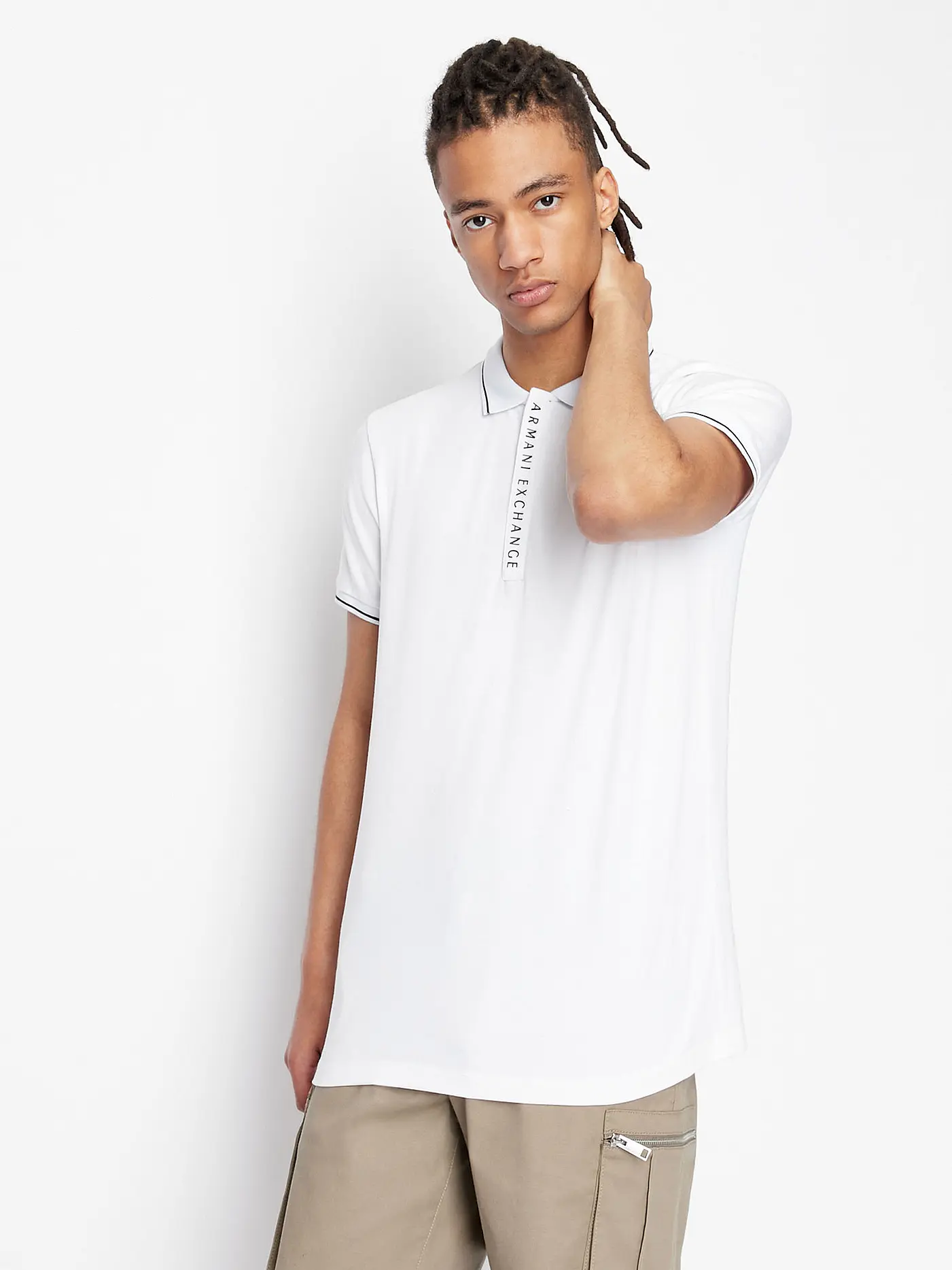 ARMANI EXCHANGE | Poloshirt | weiss