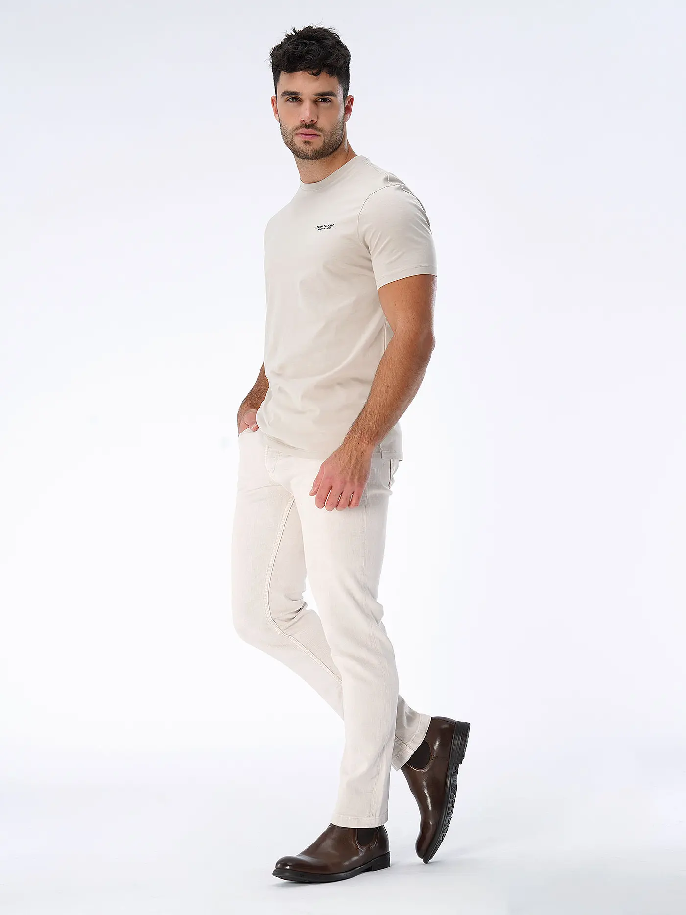 ARMANI EXCHANGE | T-Shirt Regular Fit | beige