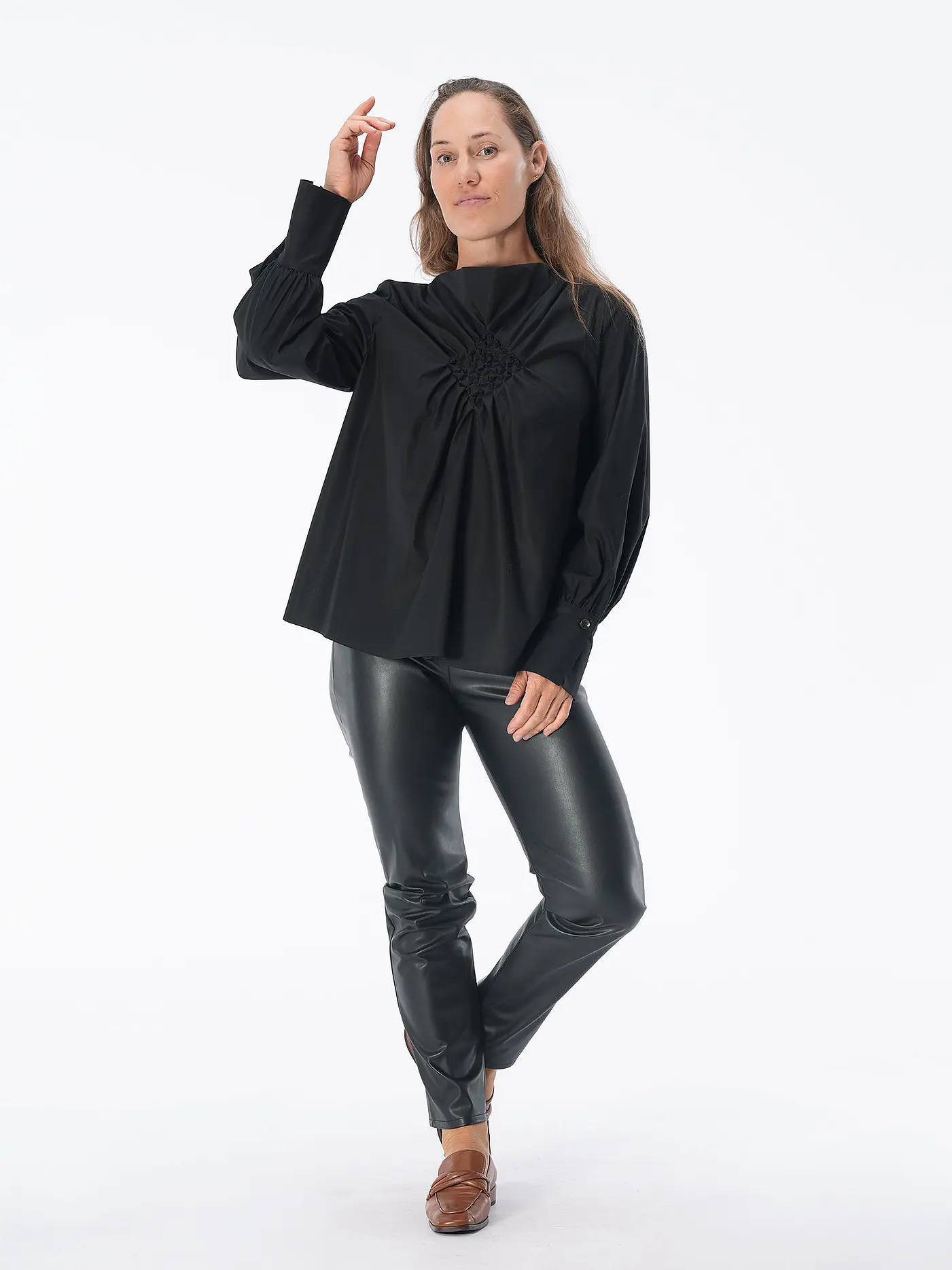 ARMARGENTUM | Bluse INORI  | schwarz