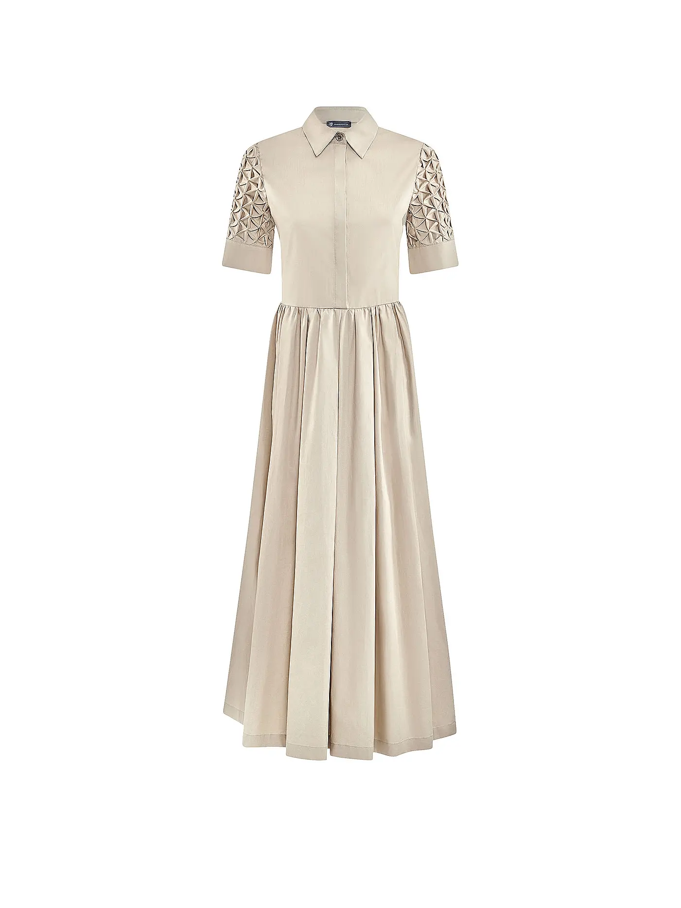 ARMARGENTUM | Hemdblusenkleid HARU | beige