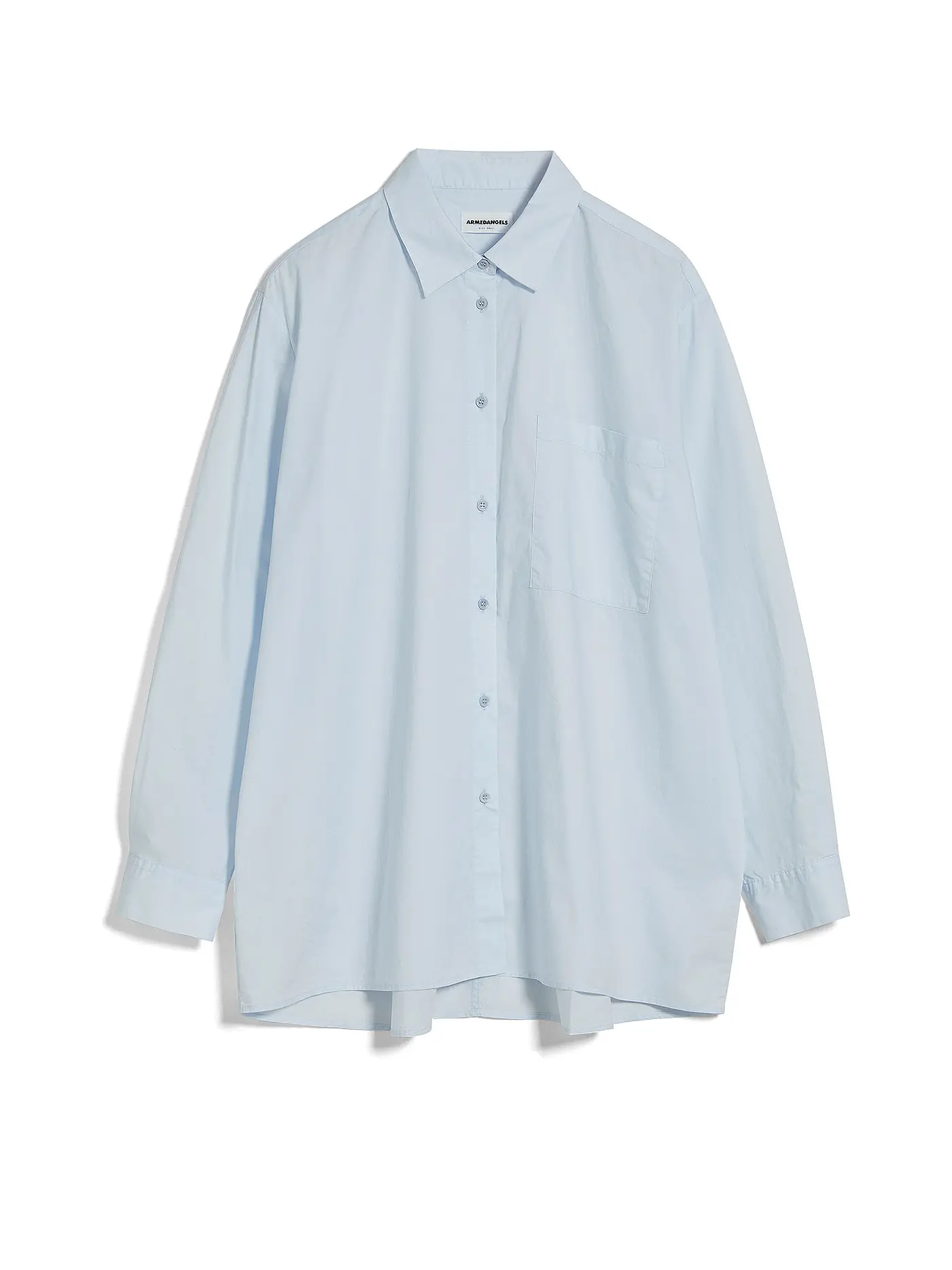 ARMEDANGELS | Bluse Relaxed Fit EALGAA | hellblau