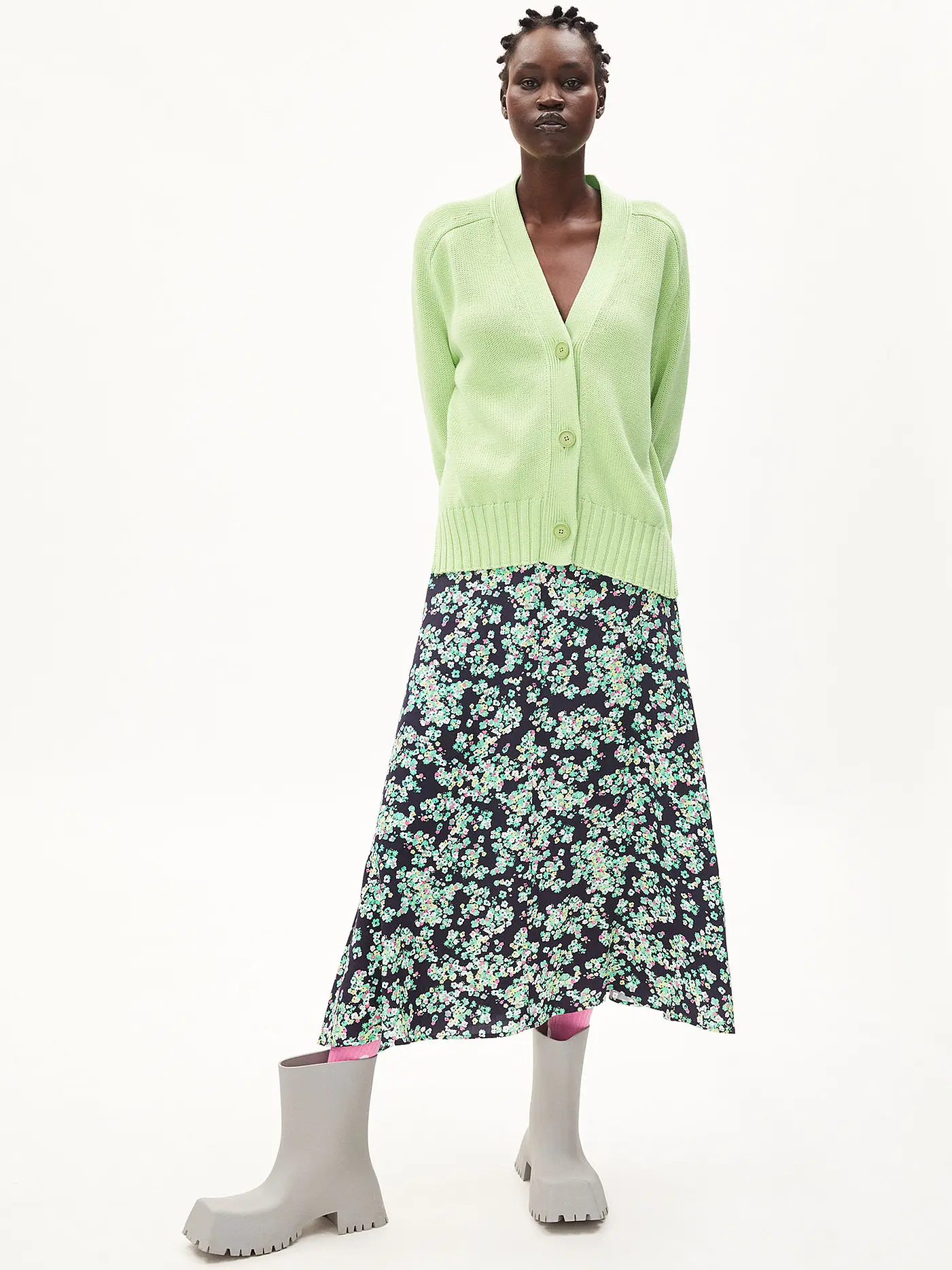 ARMEDANGELS | Cardigan ENKAAR COMPACT | grün