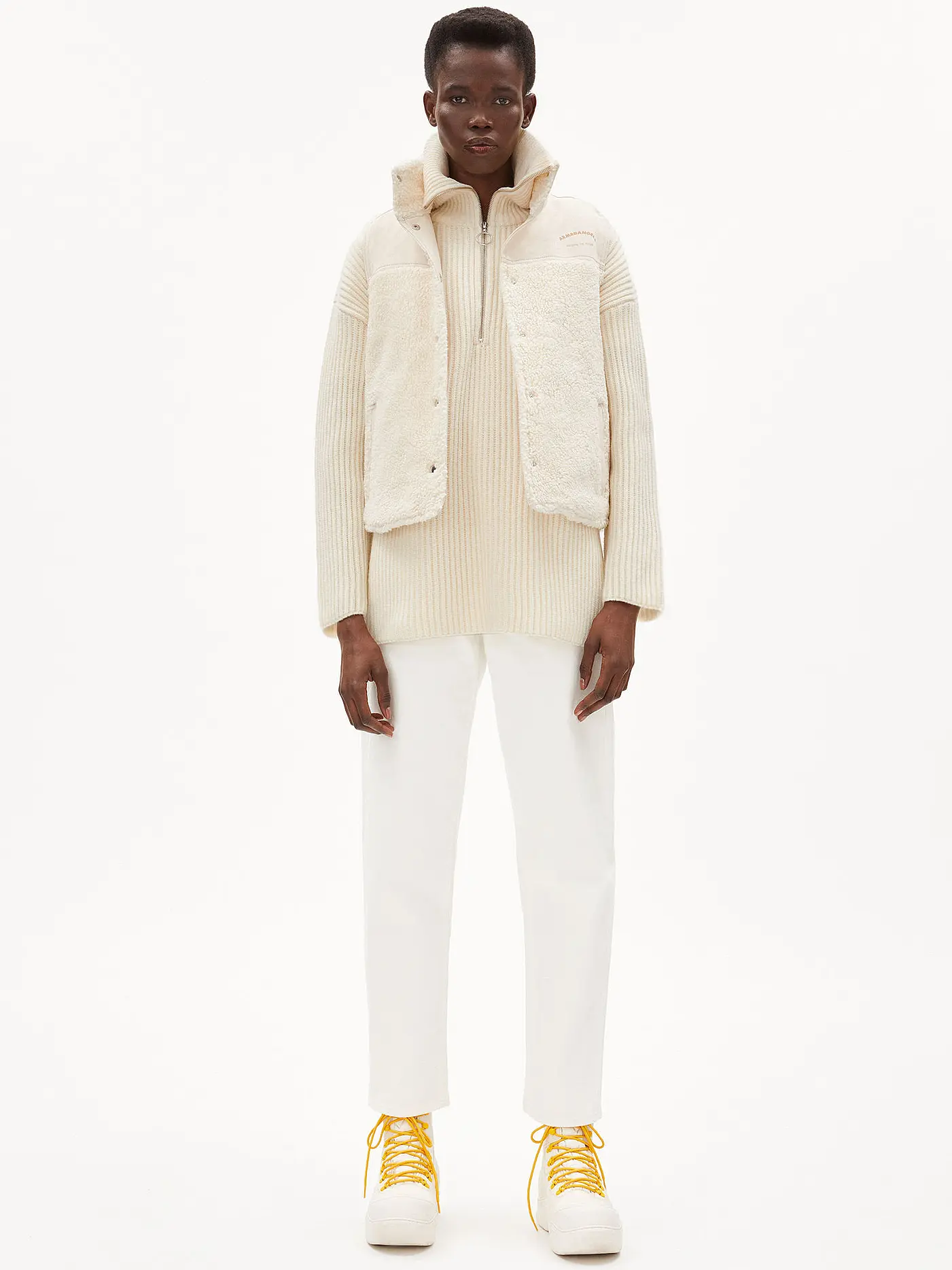 ARMEDANGELS | Gilet MAALVI COZY | creme