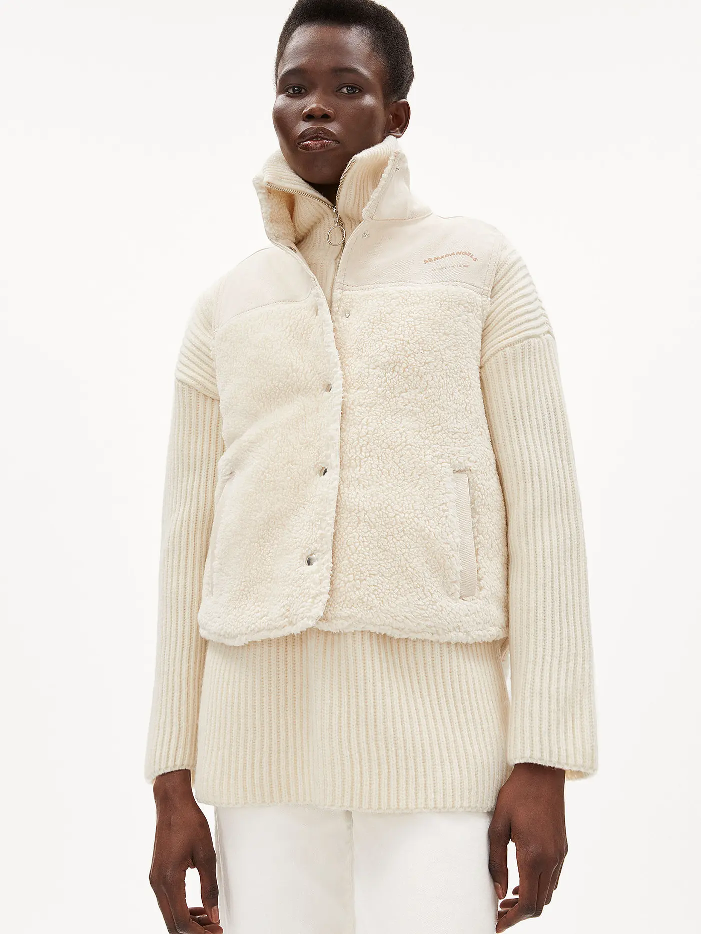 ARMEDANGELS | Gilet MAALVI COZY | creme