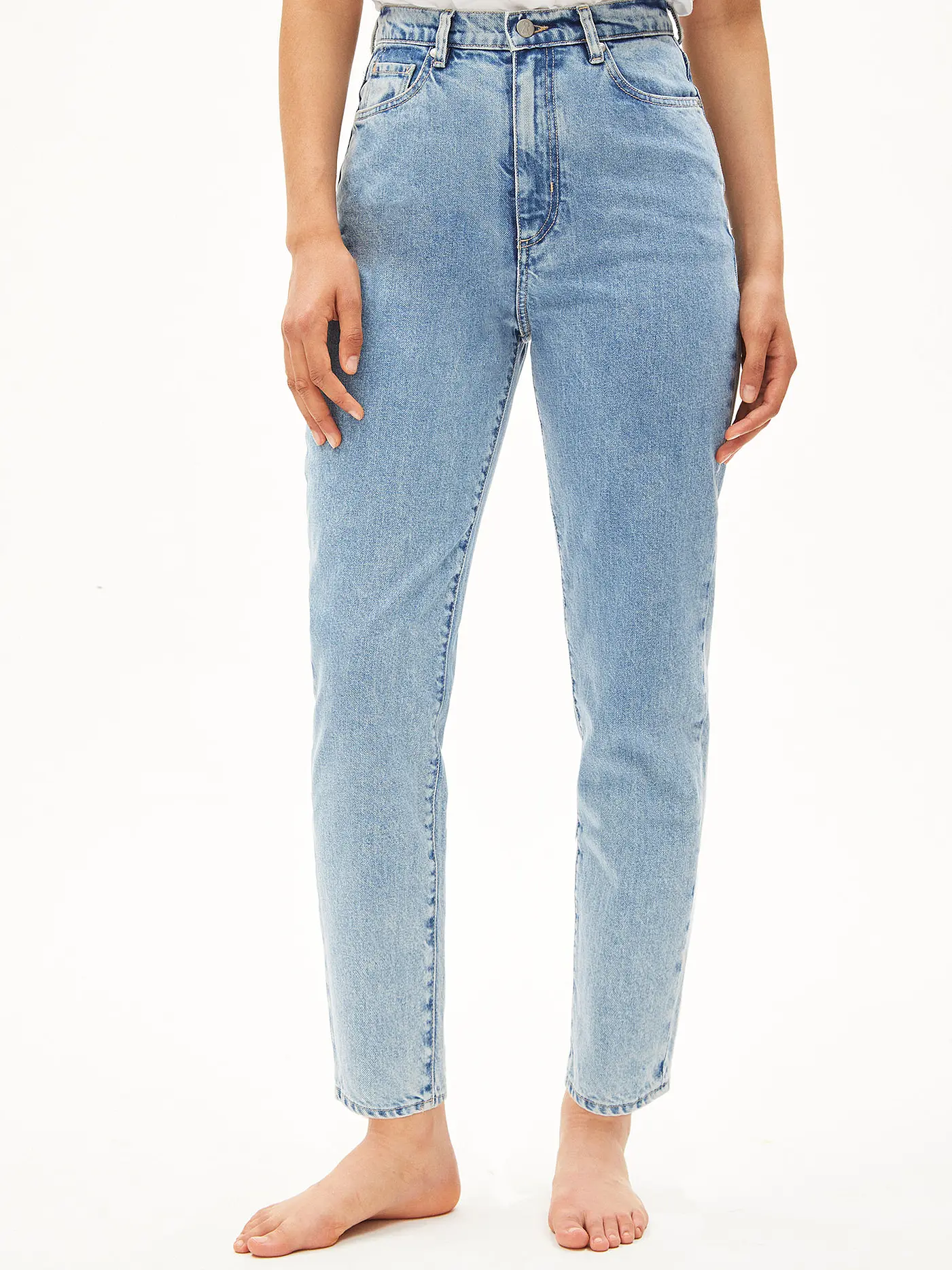 ARMEDANGELS | Highwaist Jeans Mom Fit MAIRAA | hellblau