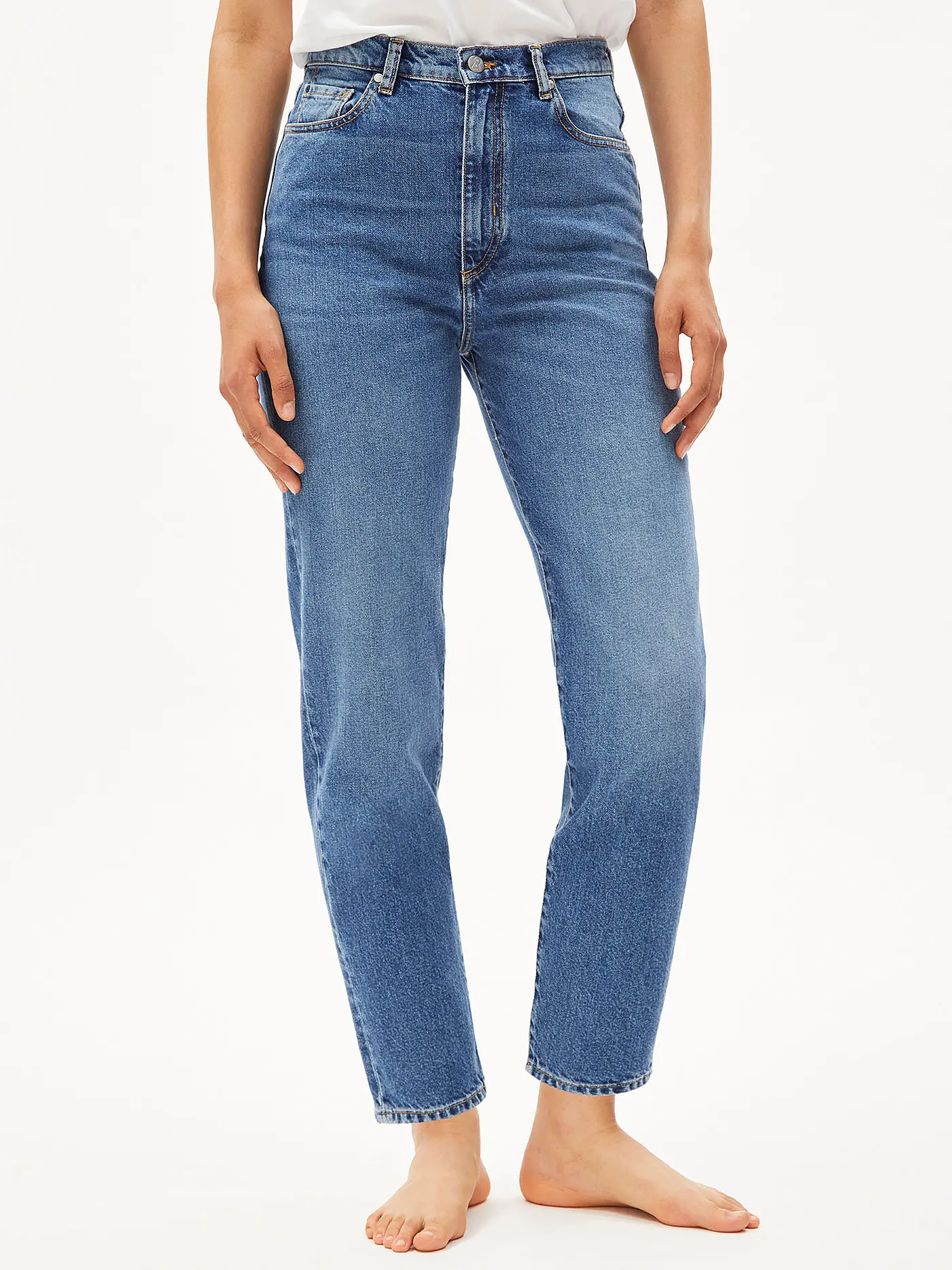 ARMEDANGELS | Highwaist Jeans Mom Fit MAIRAA | blau