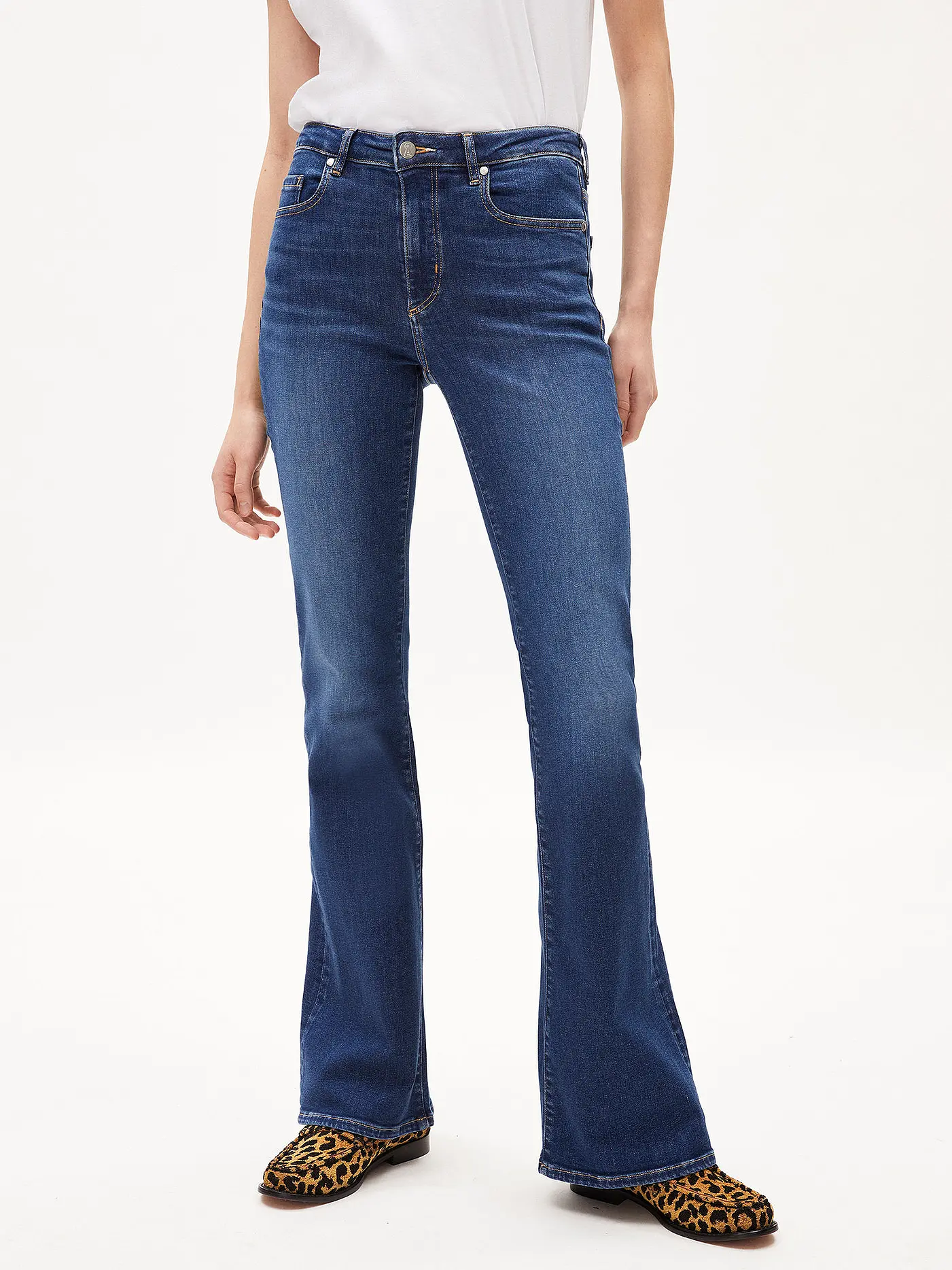 ARMEDANGELS | Jeans Flared Fit ANAMAA | dunkelblau