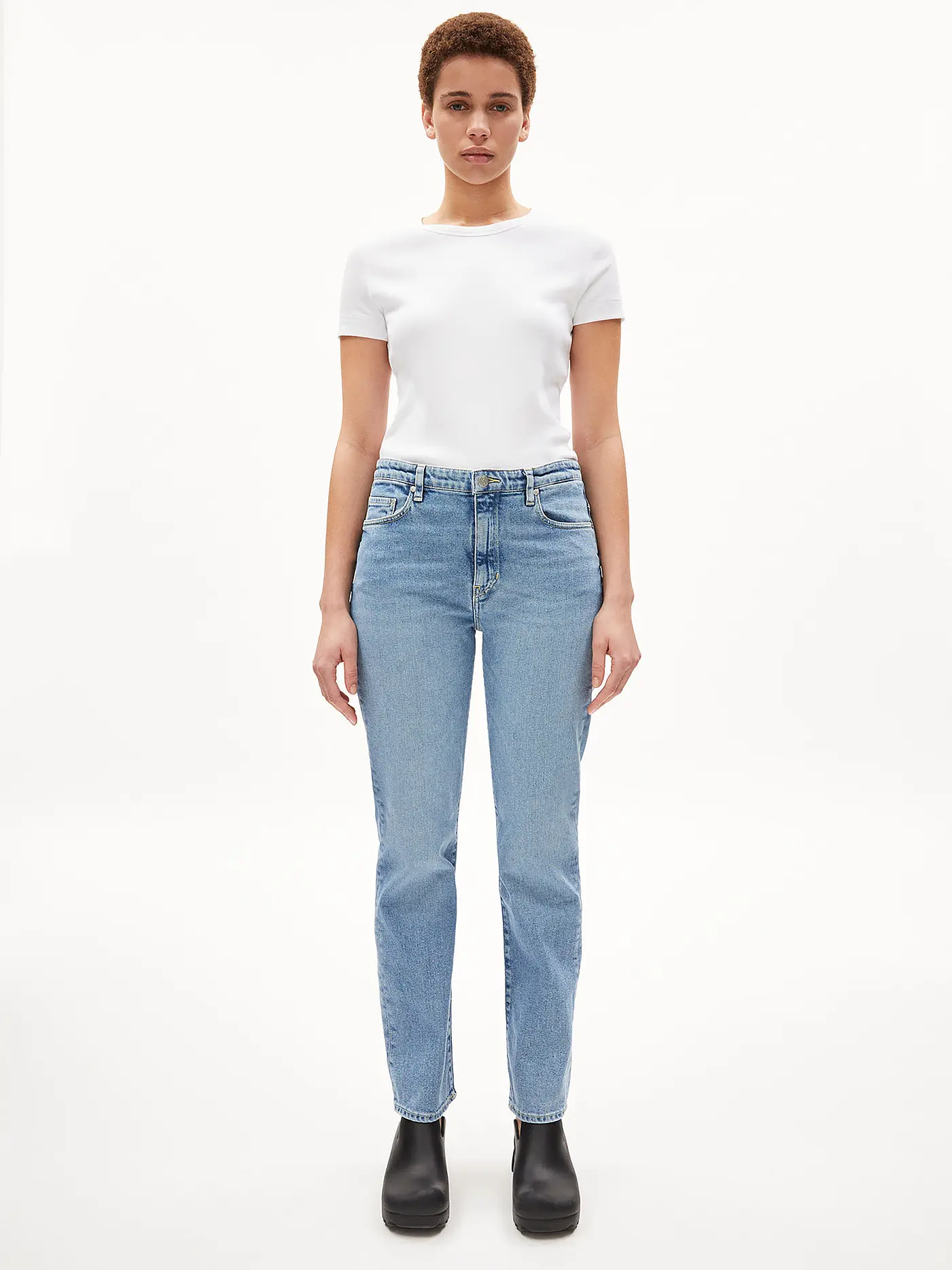 ARMEDANGELS | Jeans Straight Fit CARENAA | hellblau