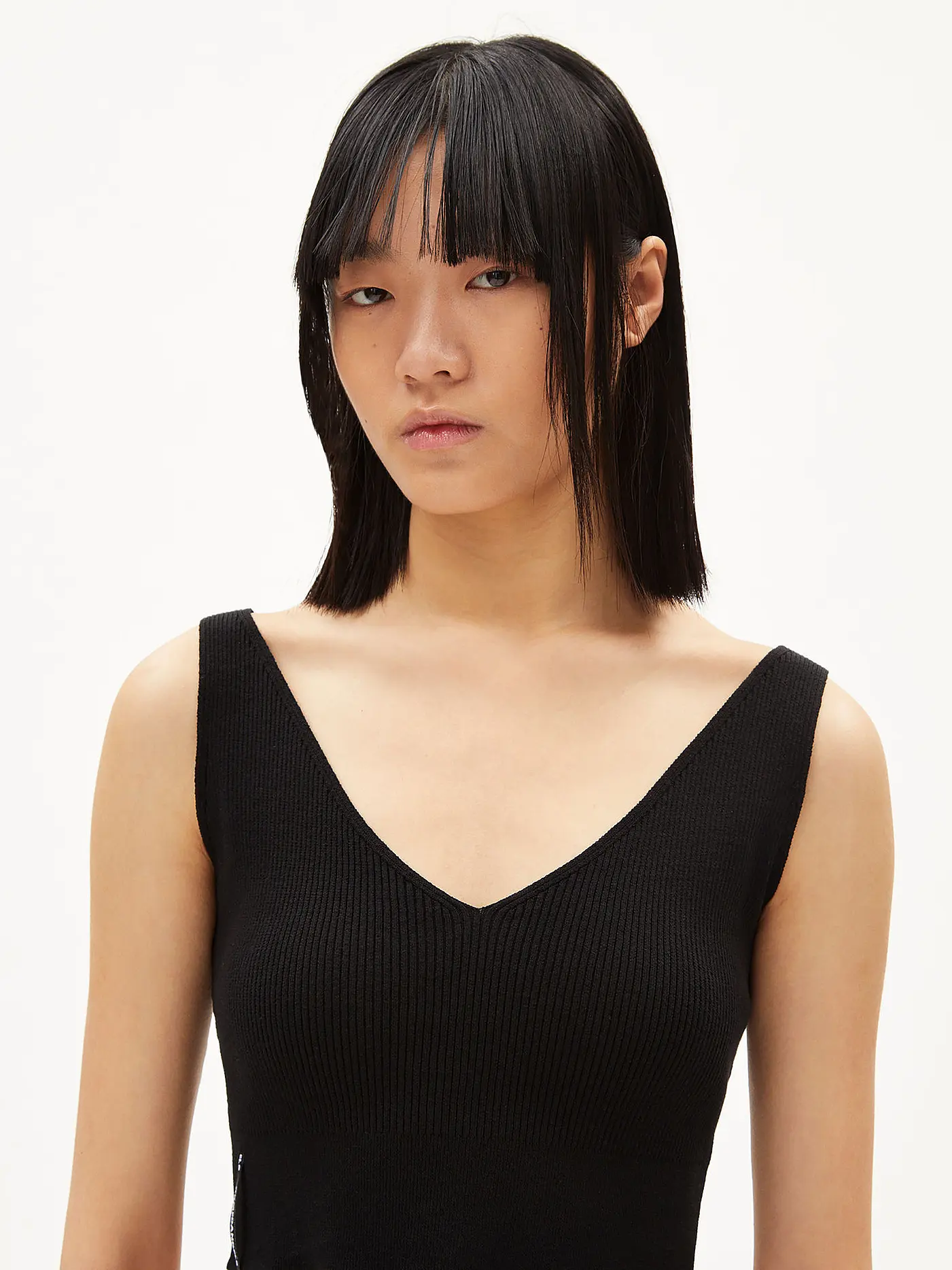 ARMEDANGELS | Lounge Top Cropped Fit TELMAA | schwarz