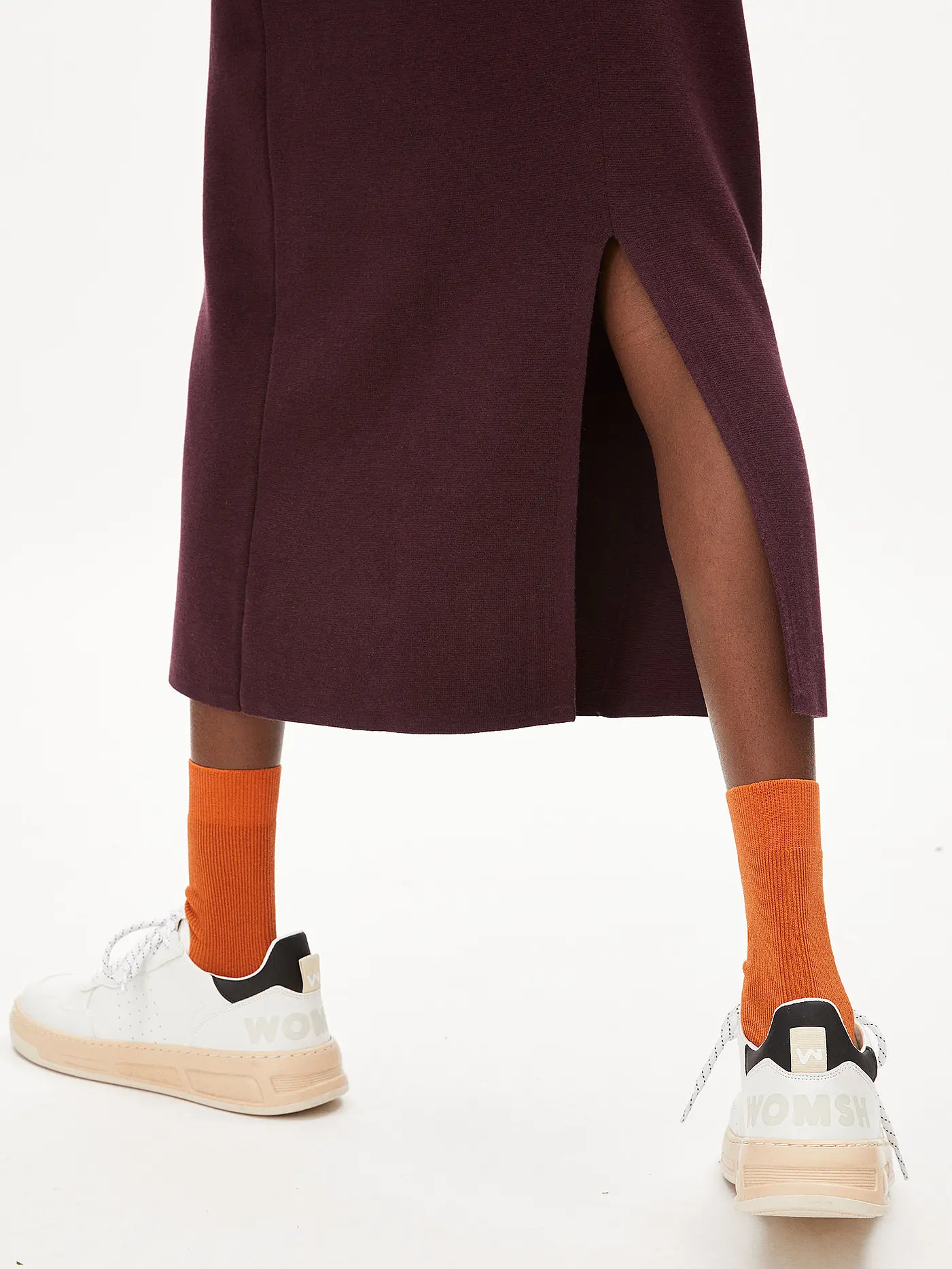 ARMEDANGELS | Midirock  MILANAA | dunkelrot