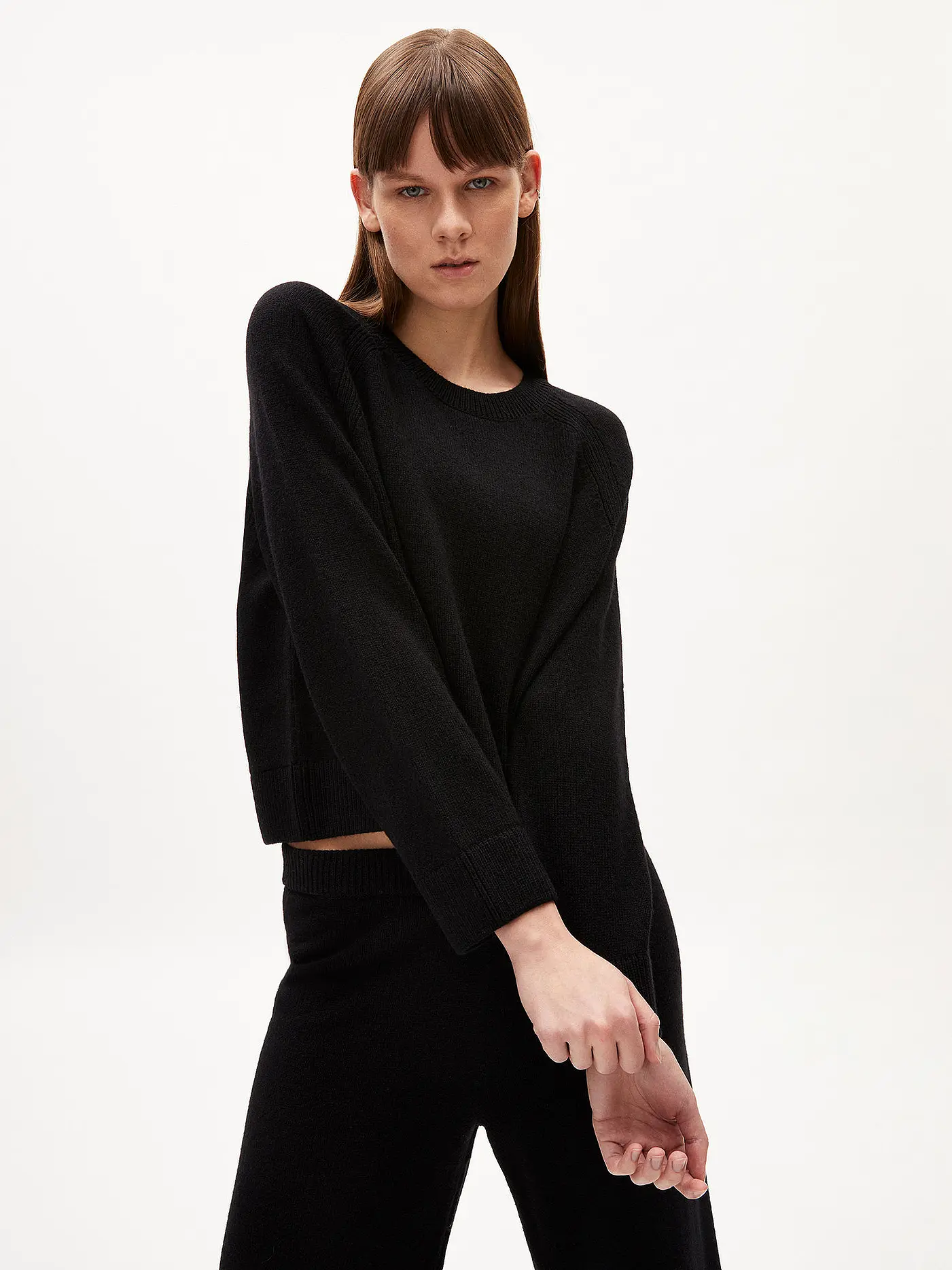 ARMEDANGELS | Pullover DILIRIAA REGLANA | schwarz
