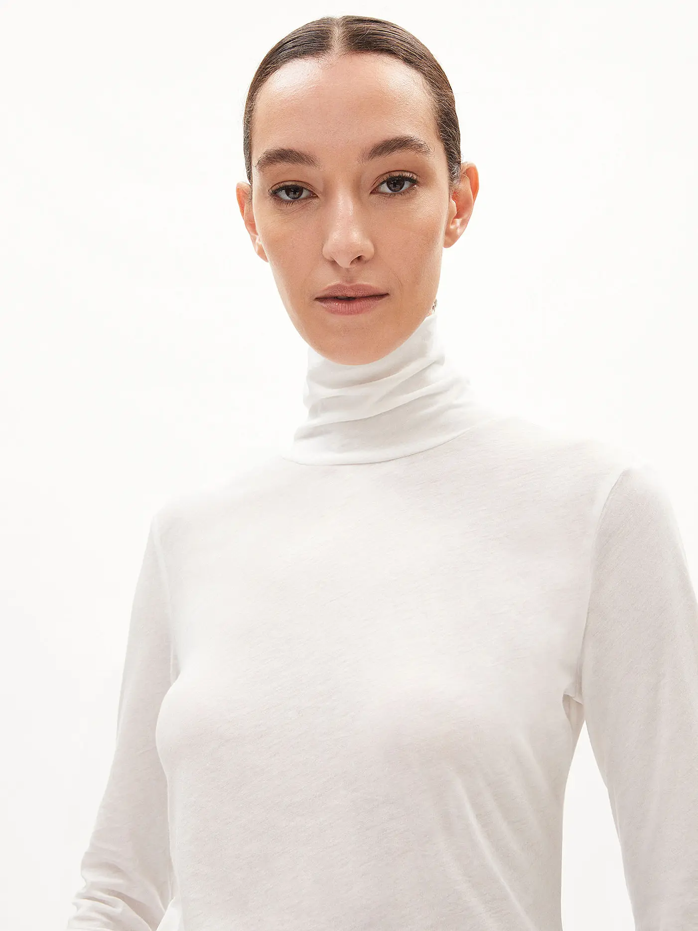 ARMEDANGELS | Rollkragenshirt GRAZILIAA | creme