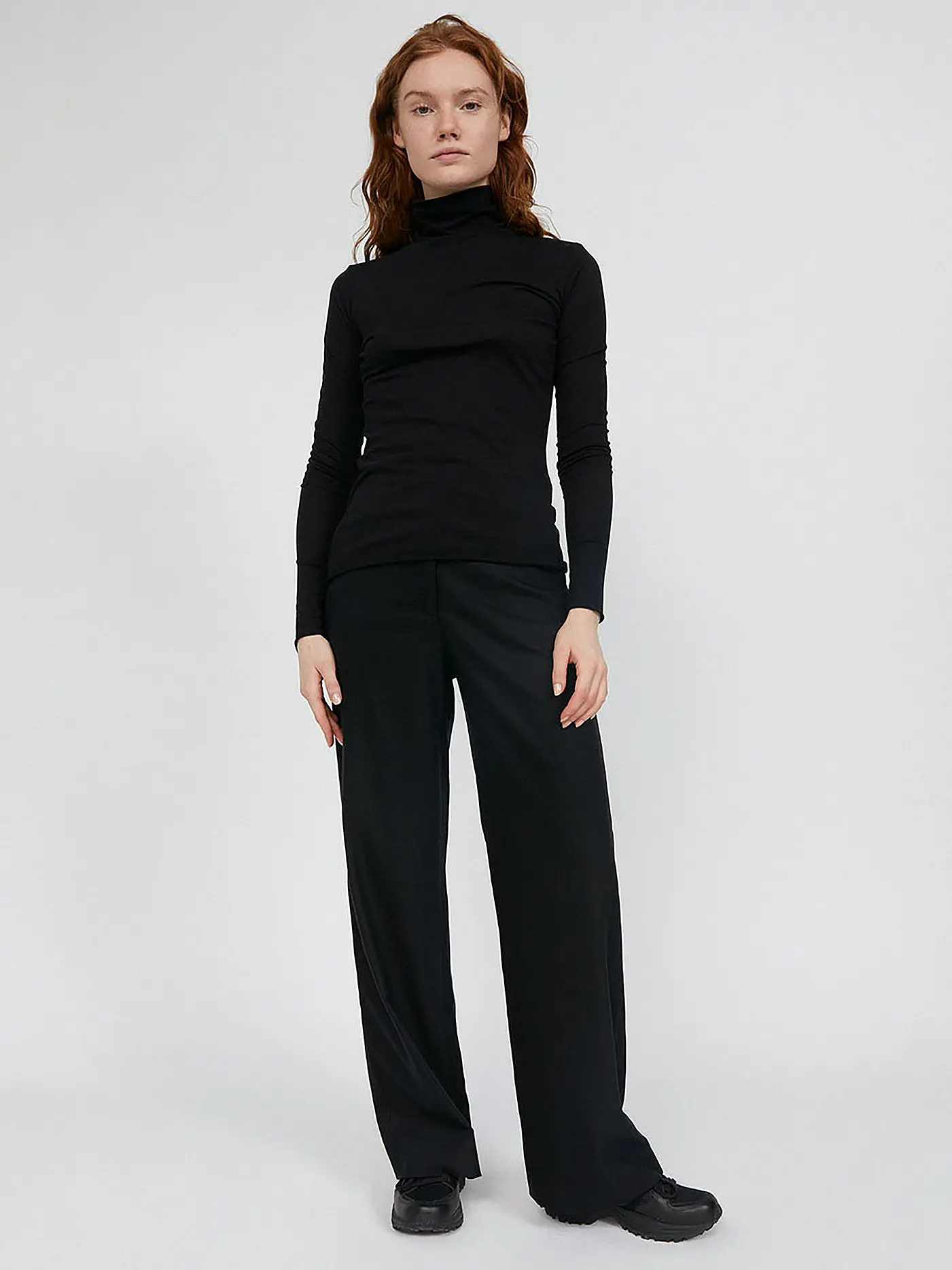 ARMEDANGELS | Rollkragenshirt MALANAA  | schwarz