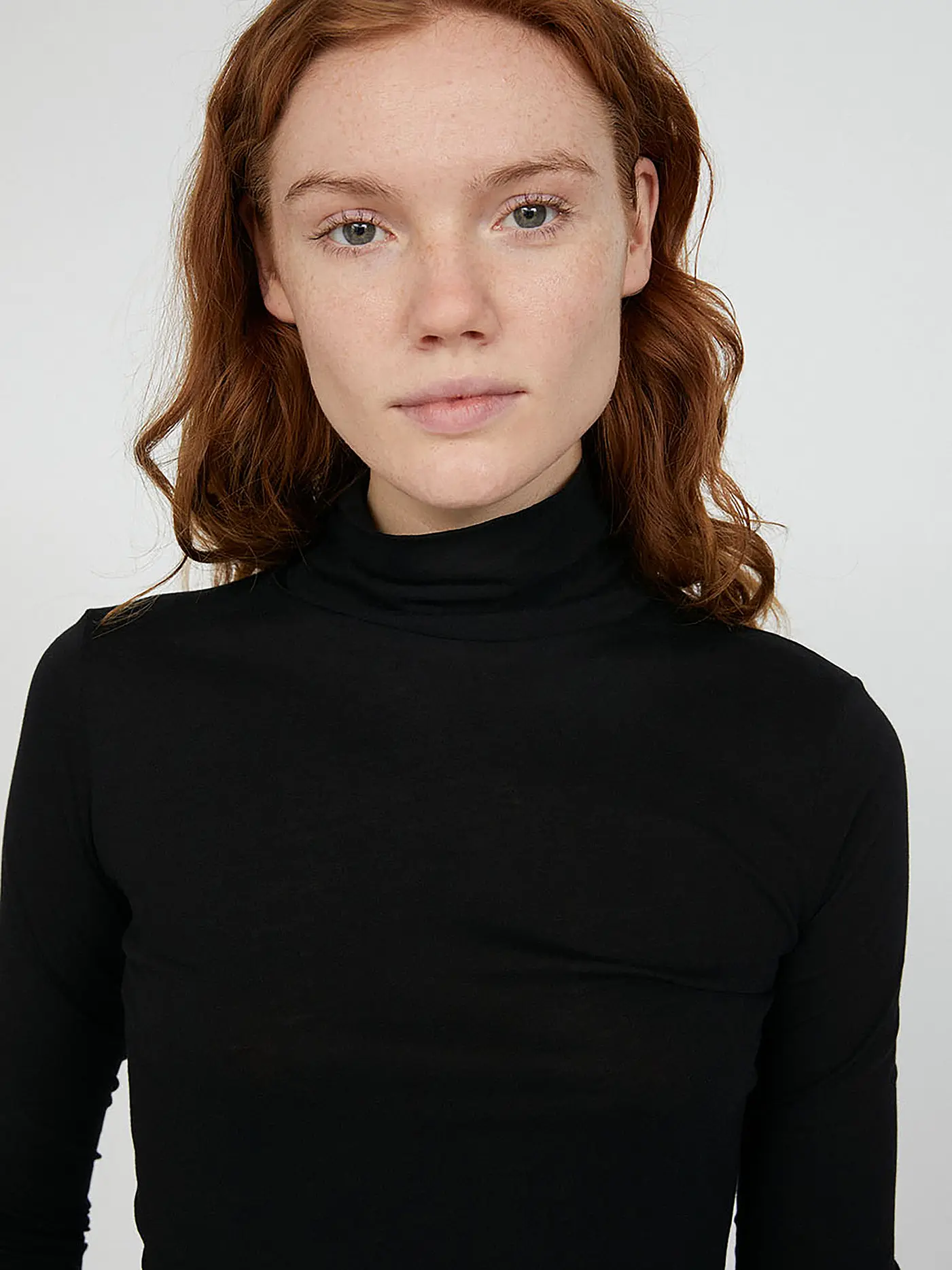 ARMEDANGELS | Rollkragenshirt MALANAA  | schwarz