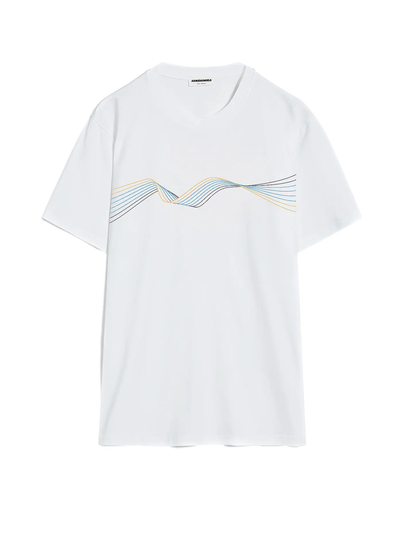 ARMEDANGELS | T-Shirt AADONI WAVE | weiss