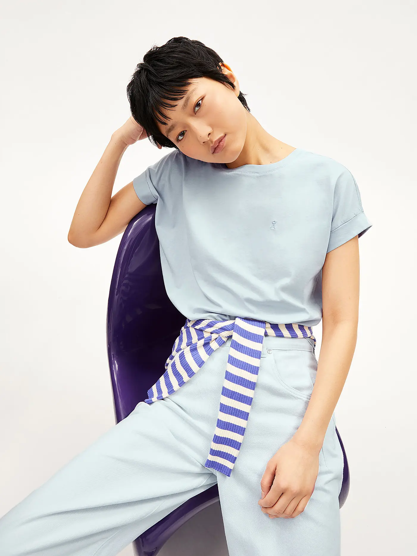 ARMEDANGELS | T-Shirt IDAARA | hellblau