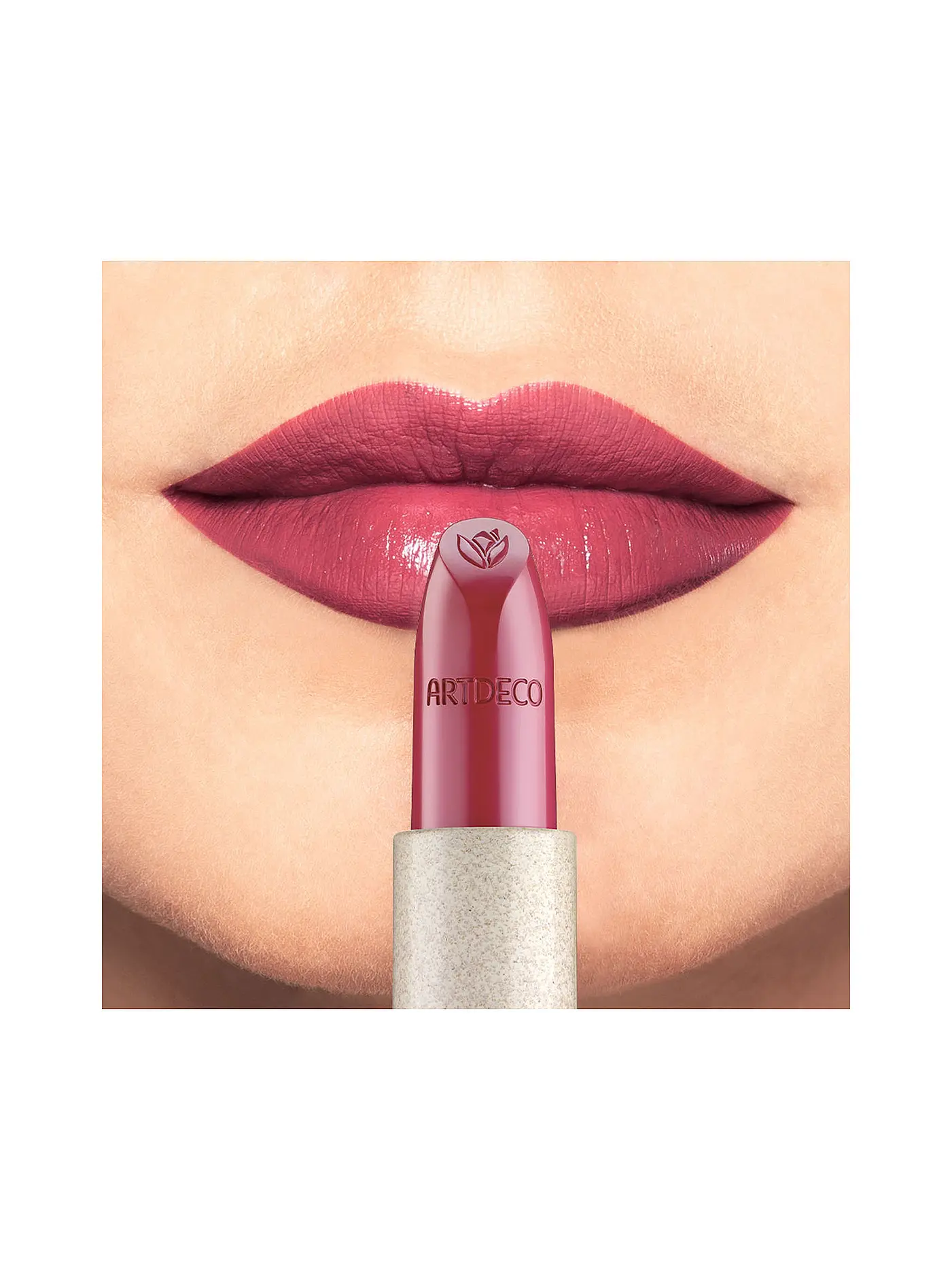 ARTDECO GREEN COUTURE | Lippenstift - Natural Cream Lipstick ( 668 Mulberry )  | rosa