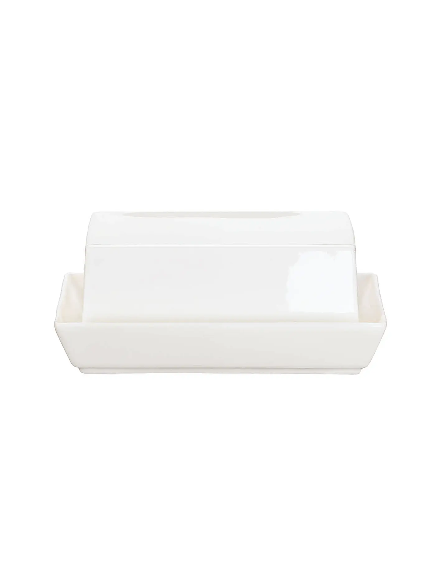 ASA SELECTION | Butterdose 15x12cm "A Table Fine" | weiss