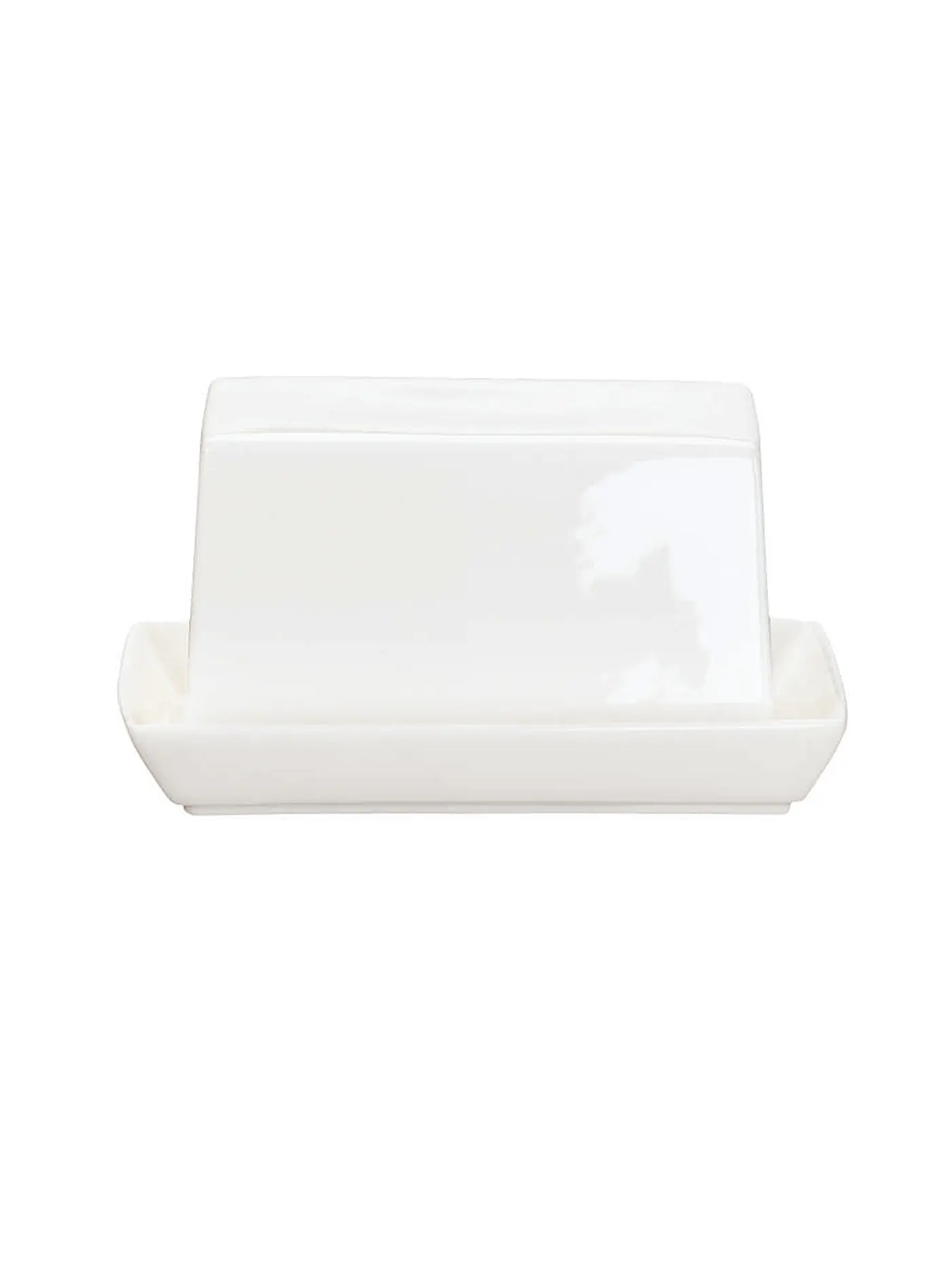 ASA SELECTION | Butterdose klein 11x8,8cm "A Table Fine" | weiss