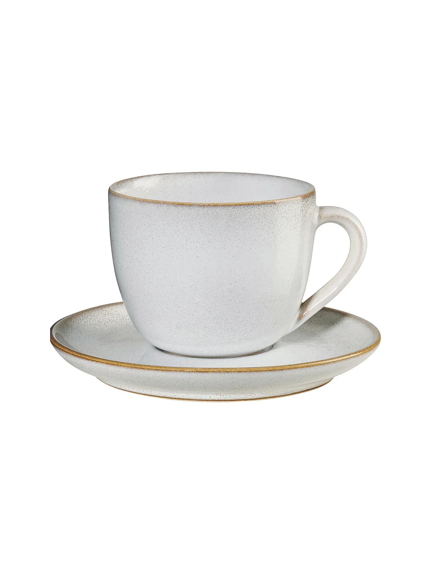 ASA SELECTION | Cappuccinotasse mit Untertasse 0,23l Saisons Midnight Blue | beige