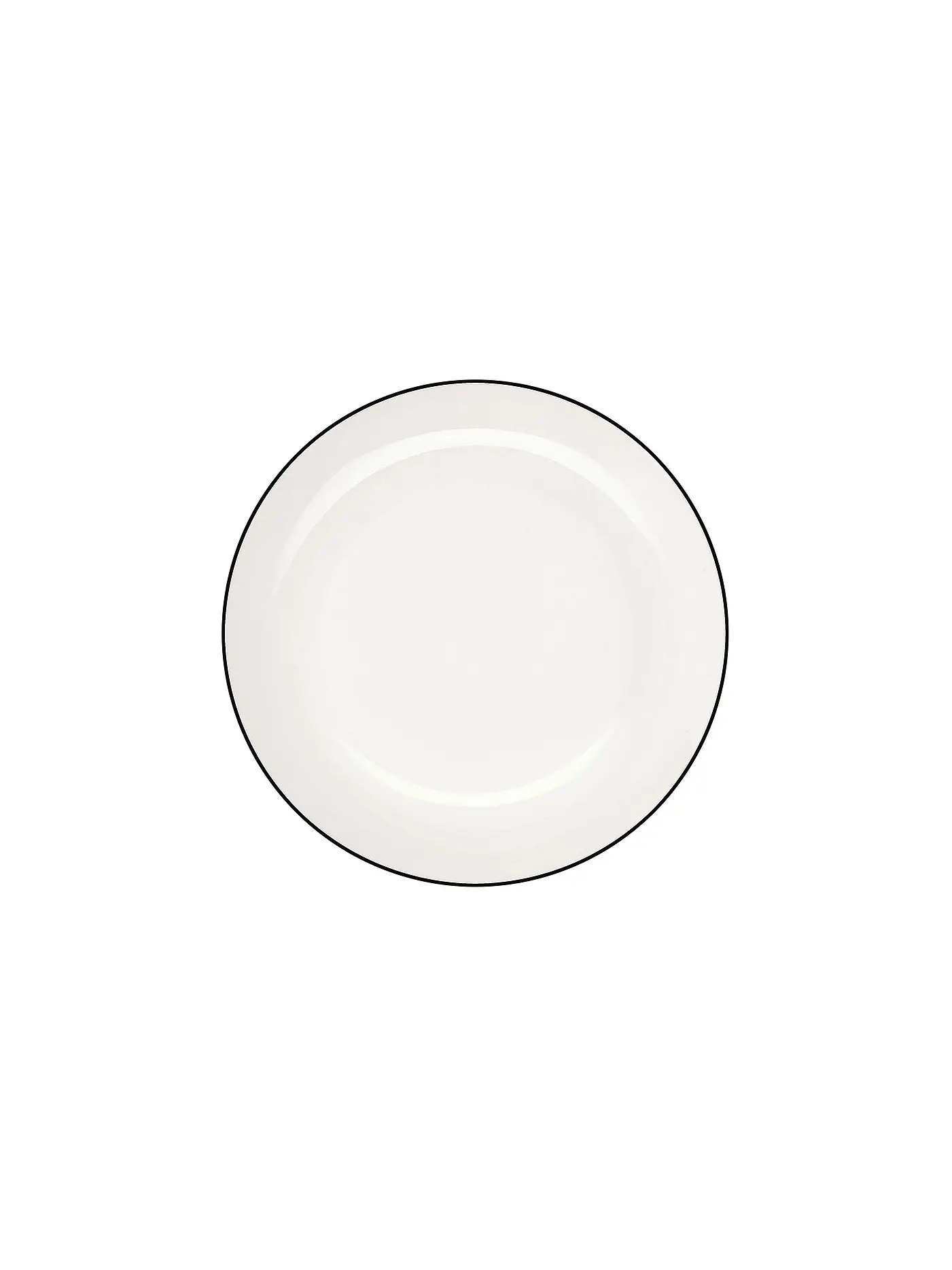 ASA SELECTION | Desserteller klein "à table ligne noir" 14,5cm  | weiss