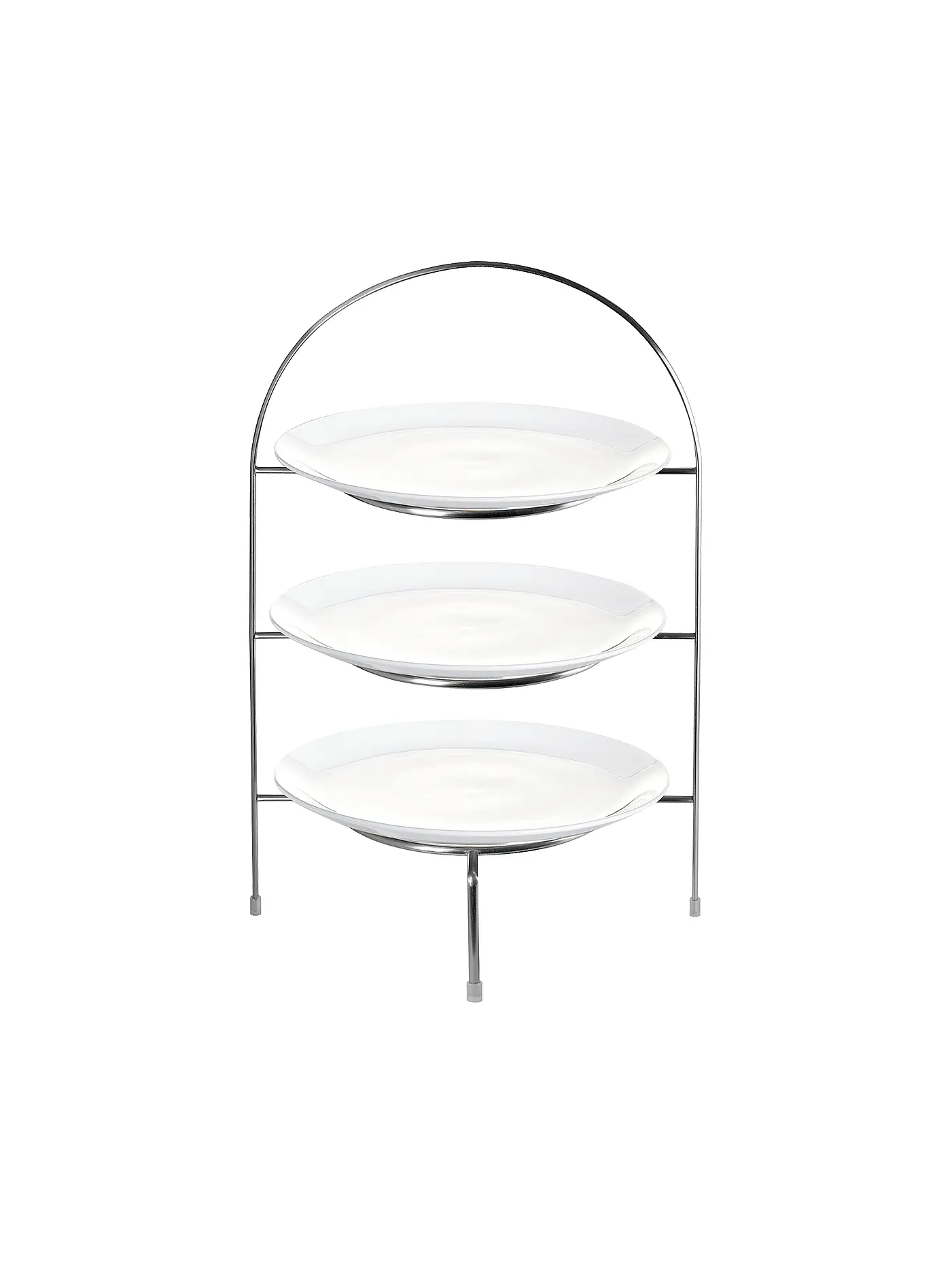 ASA SELECTION | Etagere 3-stufig für Essteller 49cm | silber