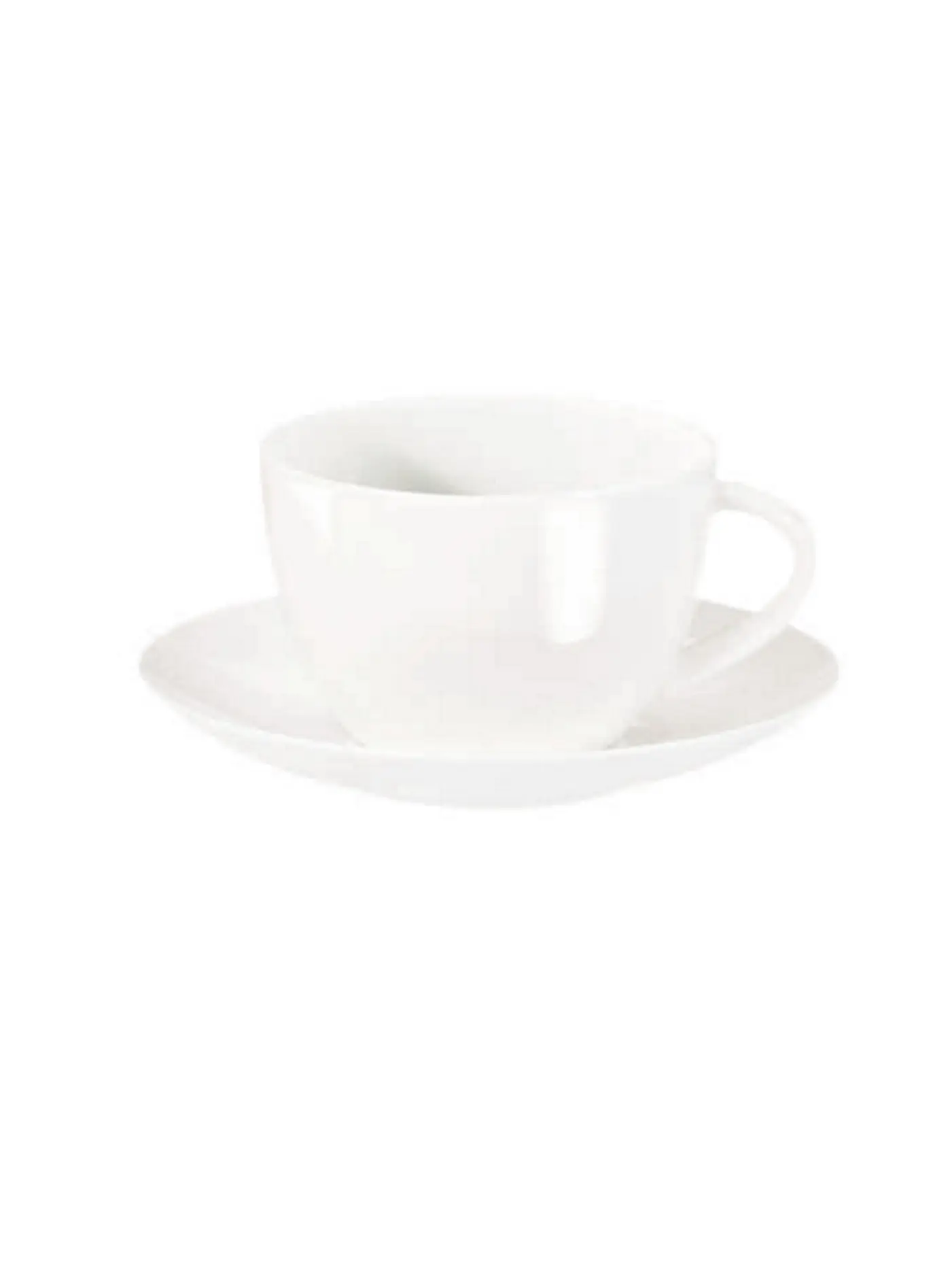 ASA SELECTION | Kaffeetasse mit Untertasse  "A Table Fine" 0,2l | weiss