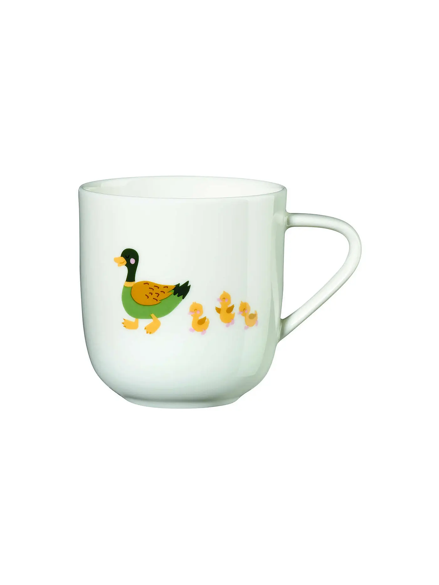 ASA SELECTION | Kinder Henkelbecher 0,25l Wildlife  Erdmännchen Elvis | weiss