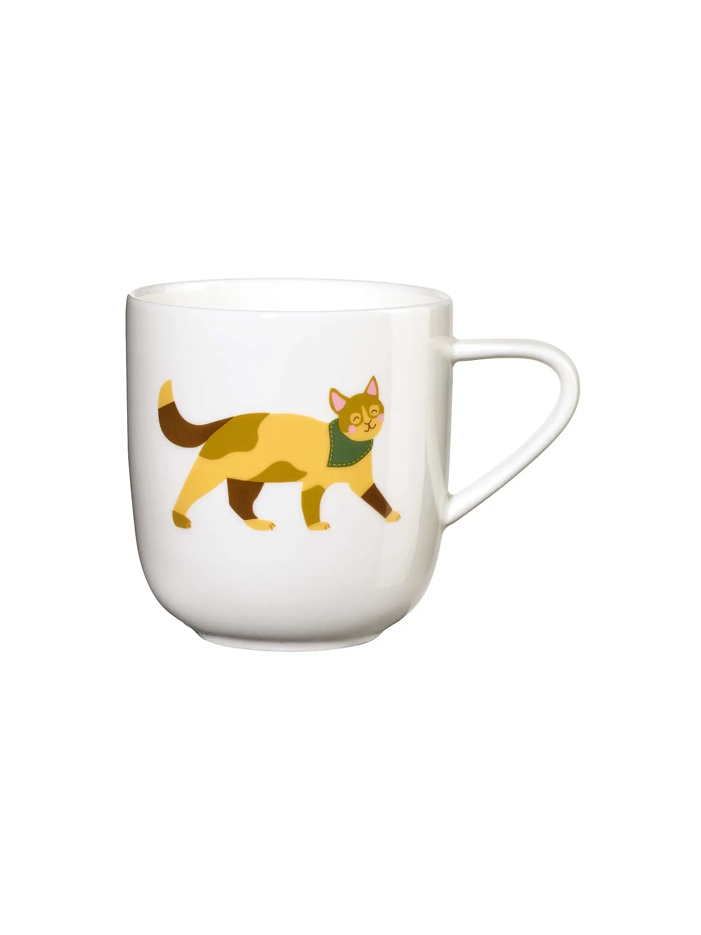 ASA SELECTION | Kinder Henkelbecher 0,25l Wildlife  Erdmännchen Elvis | weiss