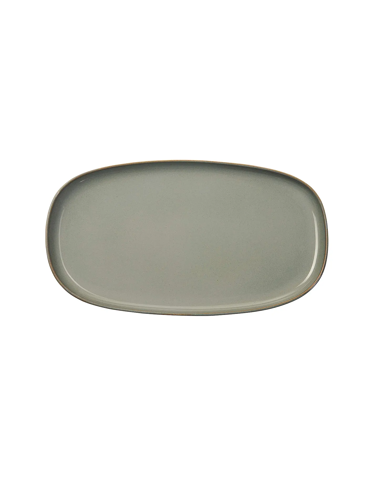 ASA SELECTION | Platte oval Saisons 31x18cm Eucalyptus | grün
