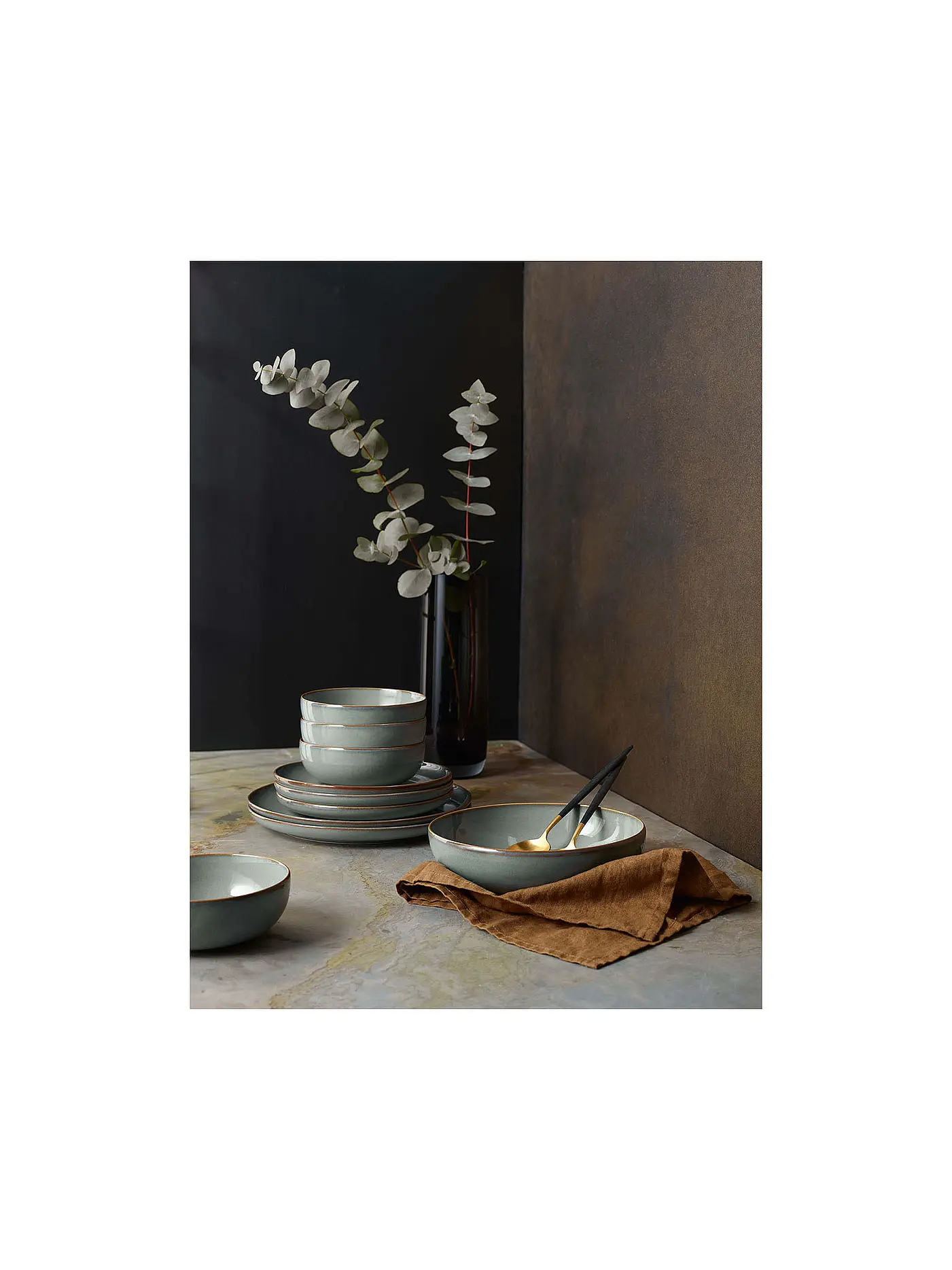 ASA SELECTION | Platzteller Saisons 31cm Eucalyptus | grün