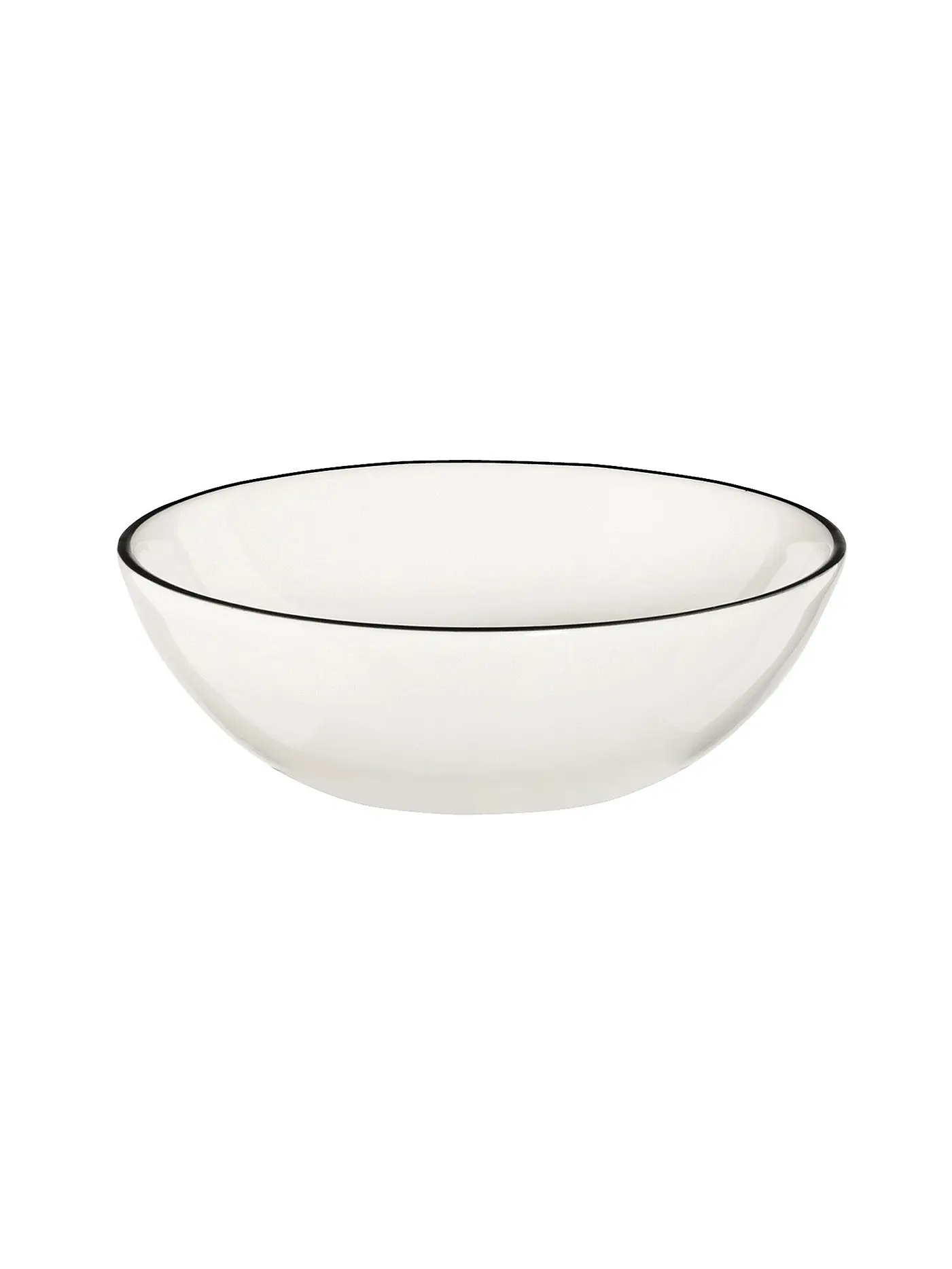 ASA SELECTION | Schälchen "à table ligne noir" 11,5cm  | weiss