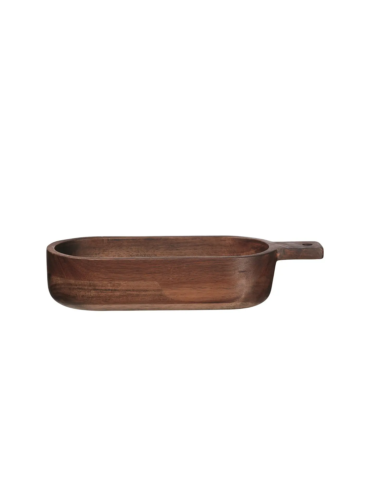 ASA SELECTION | Schale oval "Wood" 33,4x13cm (Akazie Massiv) | braun