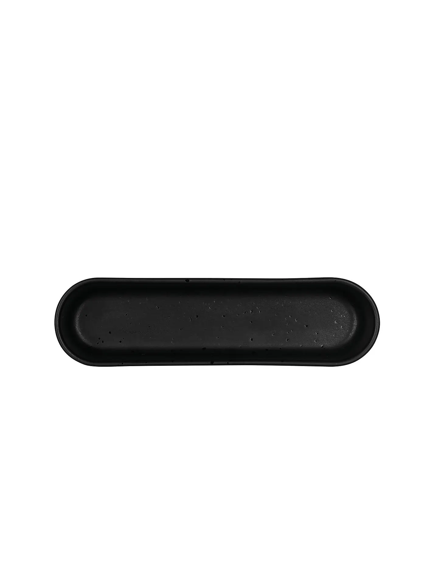 ASA SELECTION | Snackschale oval 15x4,35cm Coppa Kuro/Schwarz | schwarz