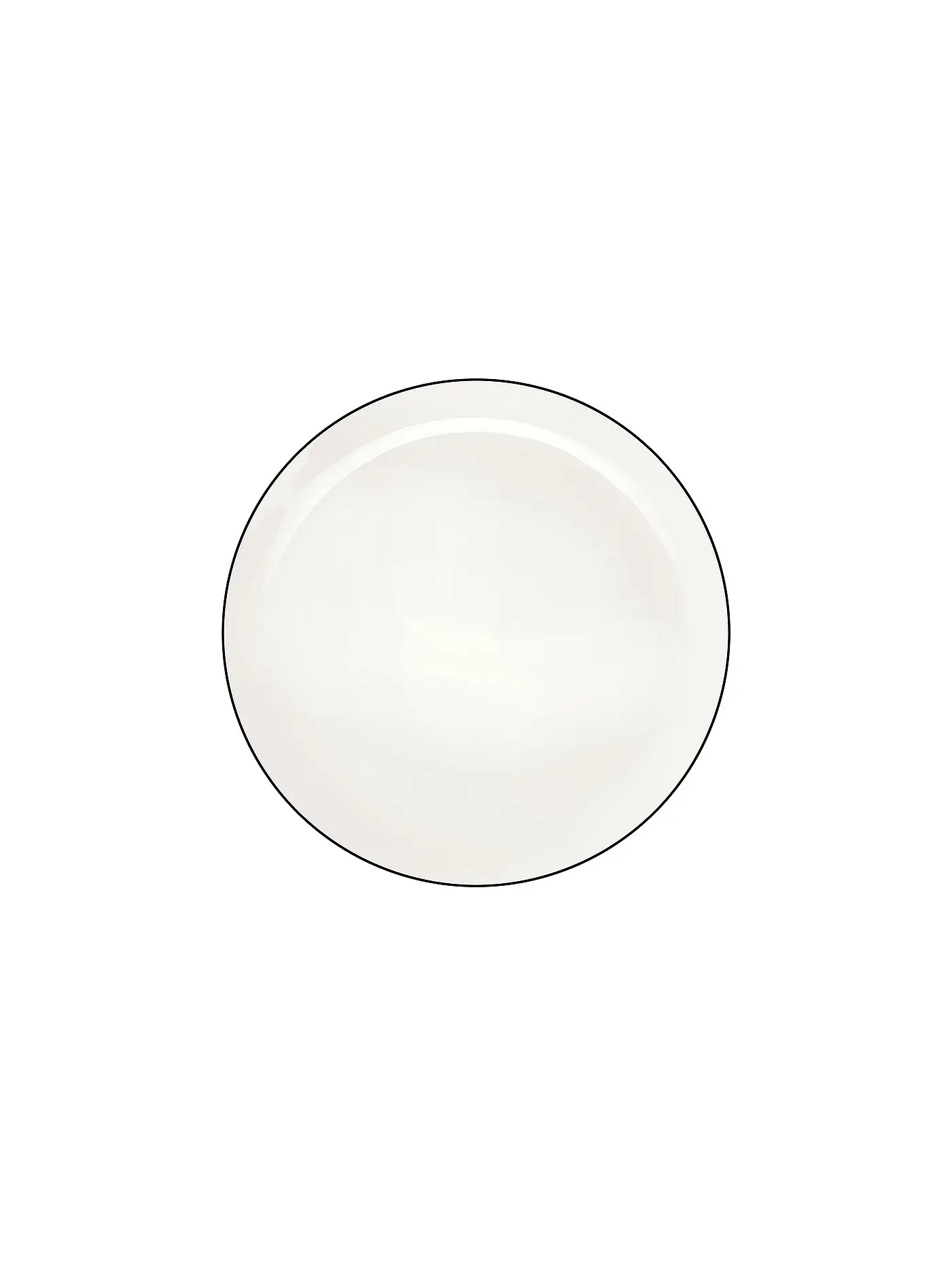 ASA SELECTION | Speiseteller "à table ligne noir" 26,5cm  | weiss