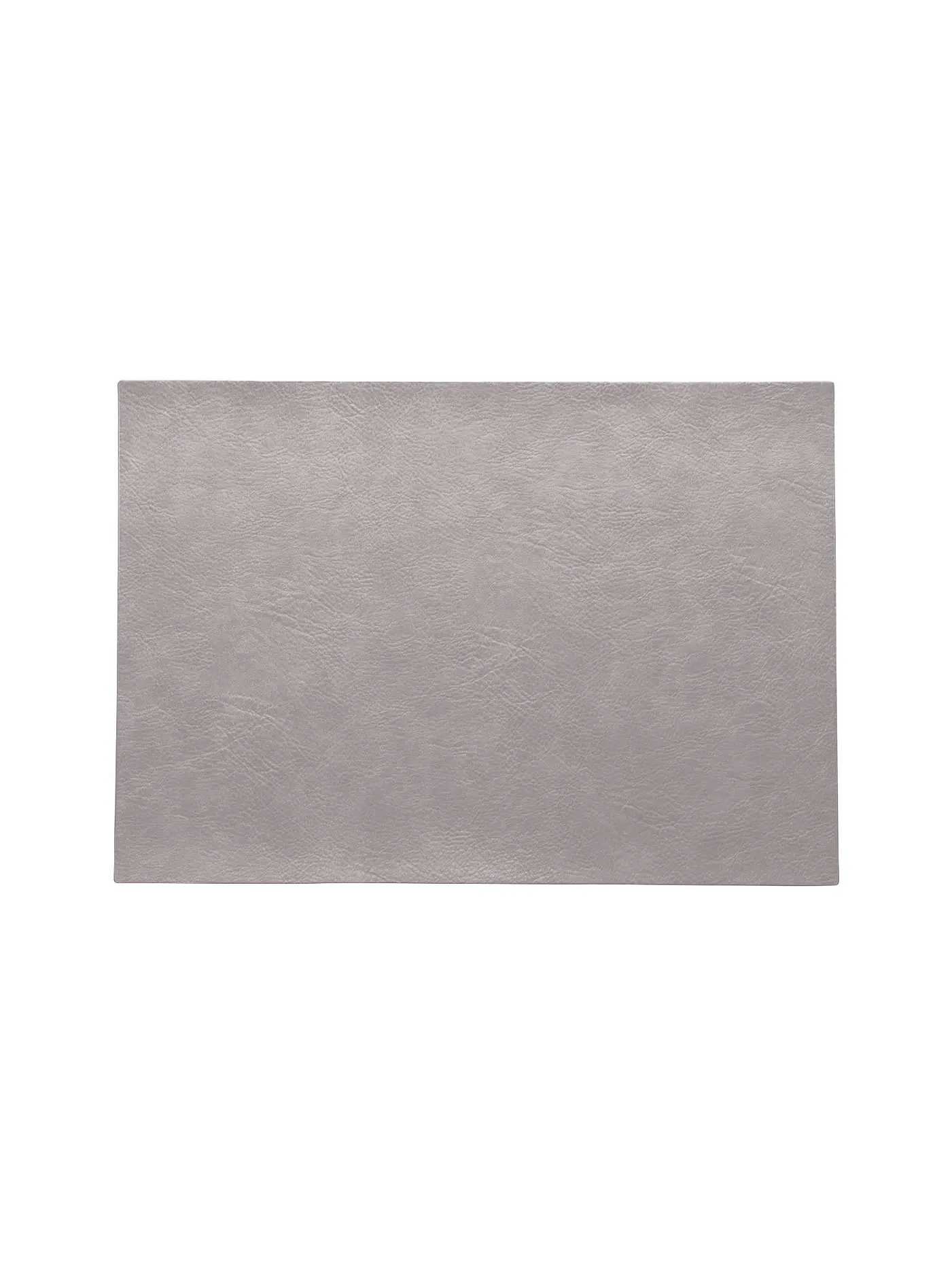 ASA SELECTION | Tischset "Vegan Leather" (Silver Cloud) | grau