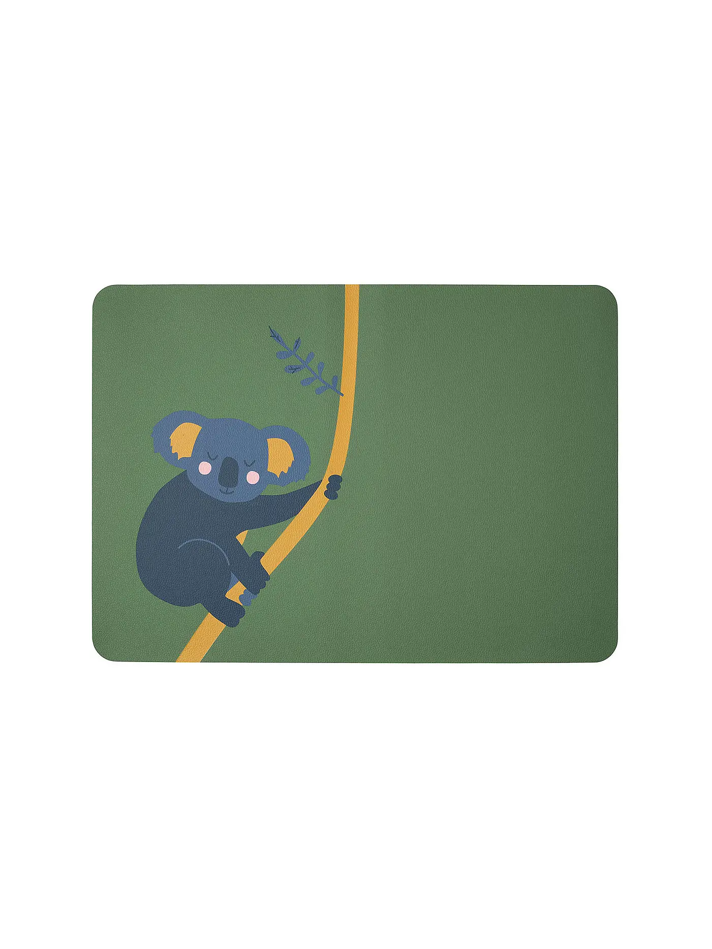 ASA SELECTION | Tischset Coppa Kids 33x46cm Wildlife Erdmännchen Elvis | grün