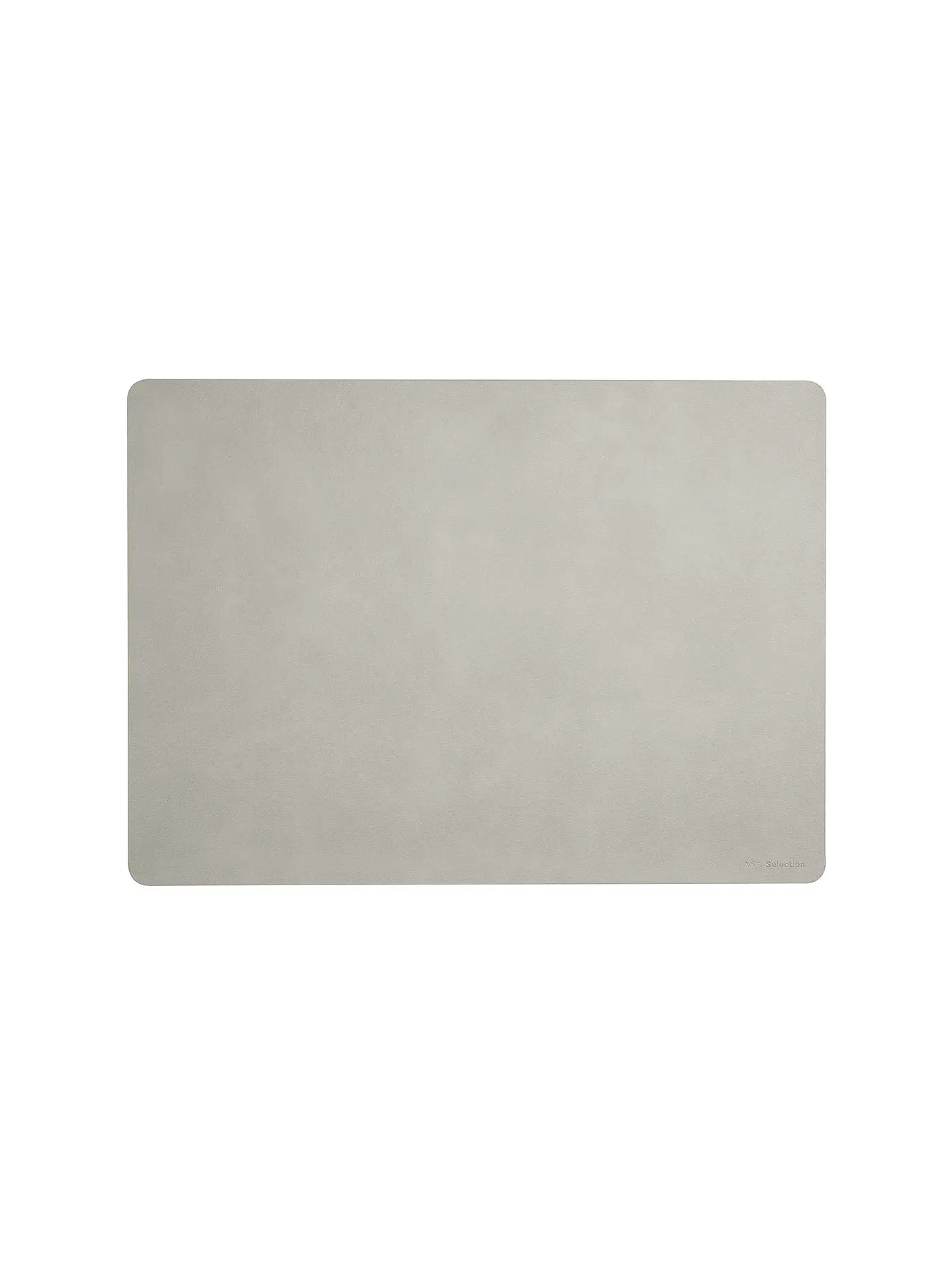 ASA SELECTION | Tischset Soft Leather 46x33cm Limestone | grau