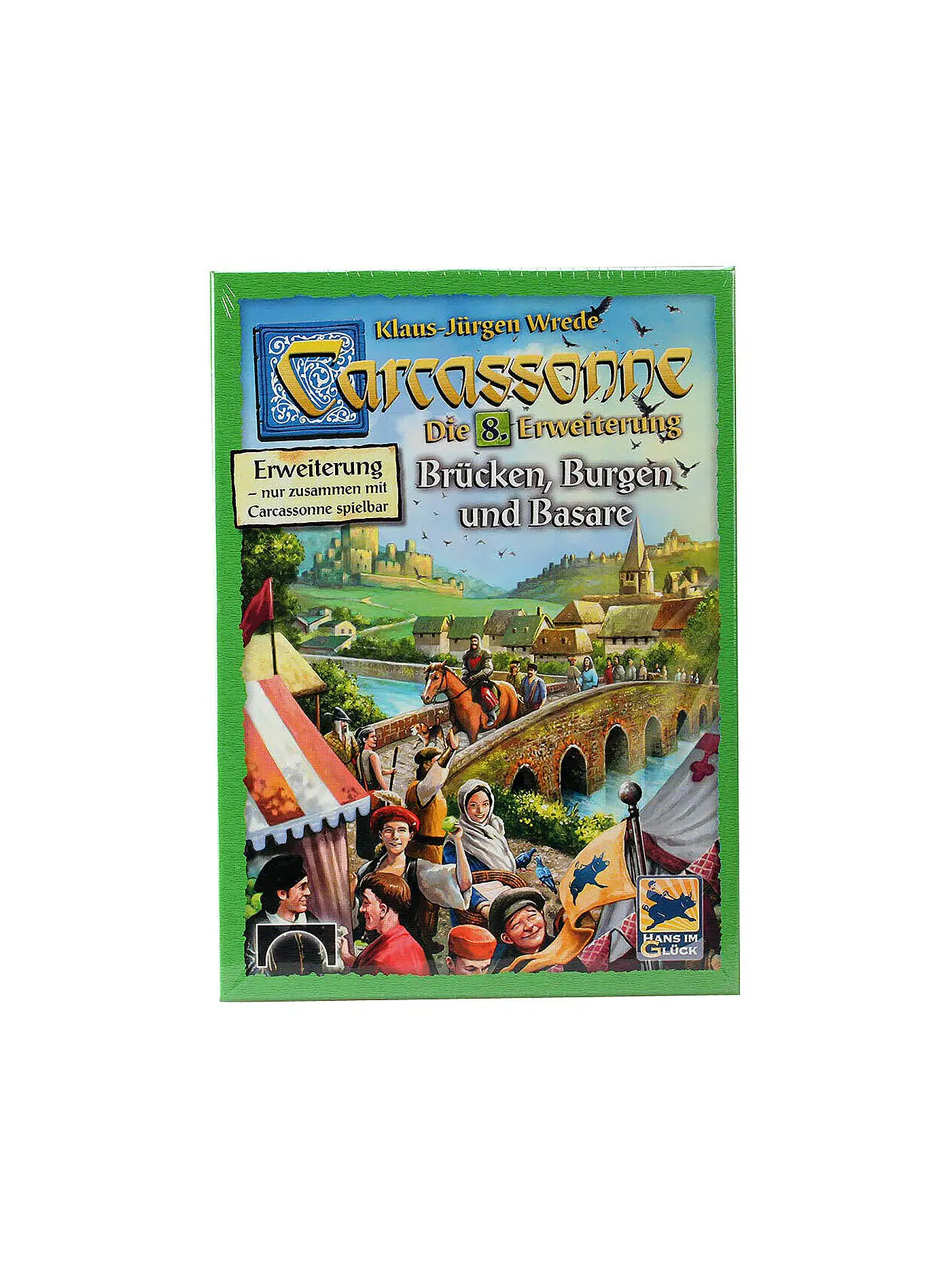 ASMODEE | Brettspiel - Carcassonne - Brücken, Burgen und Basare (8. Erweiterung) | keine Farbe