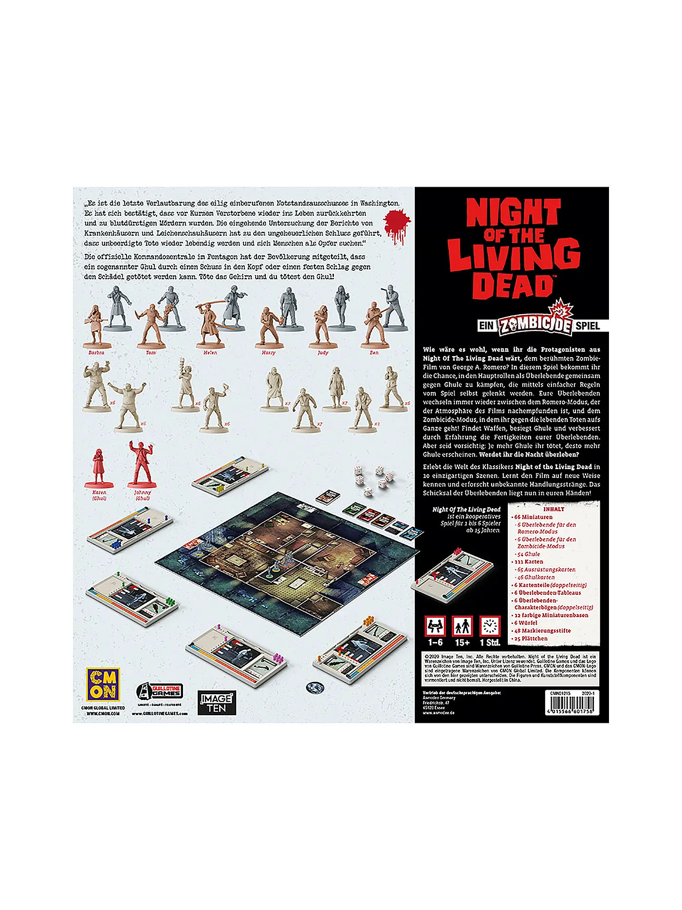 ASMODEE | Zombicide - Night of the Living Dead  | keine Farbe