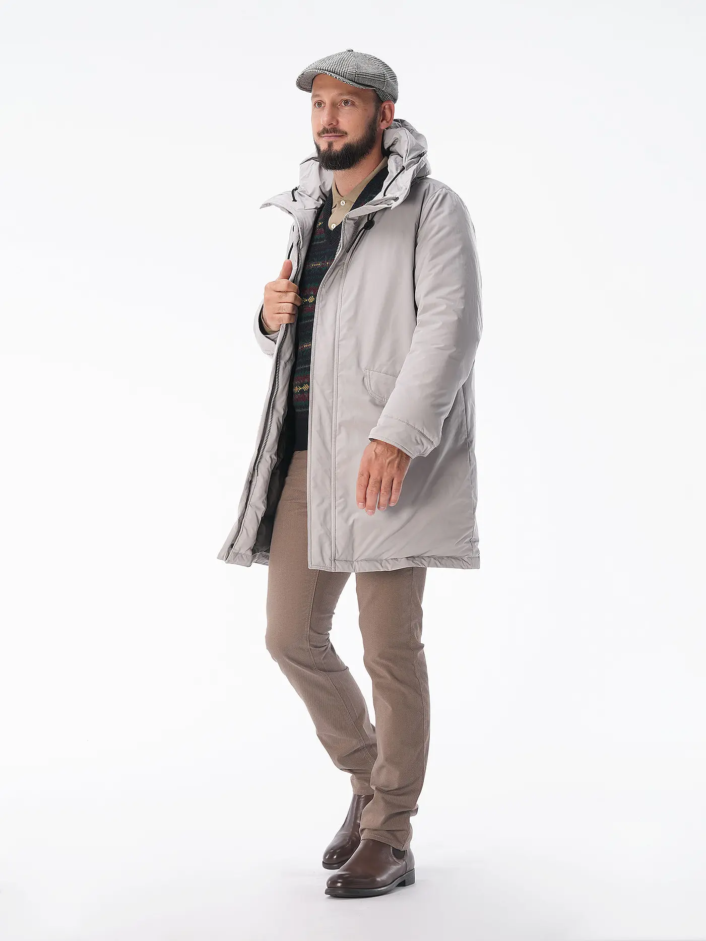 ASPESI | Daunenparka | grau