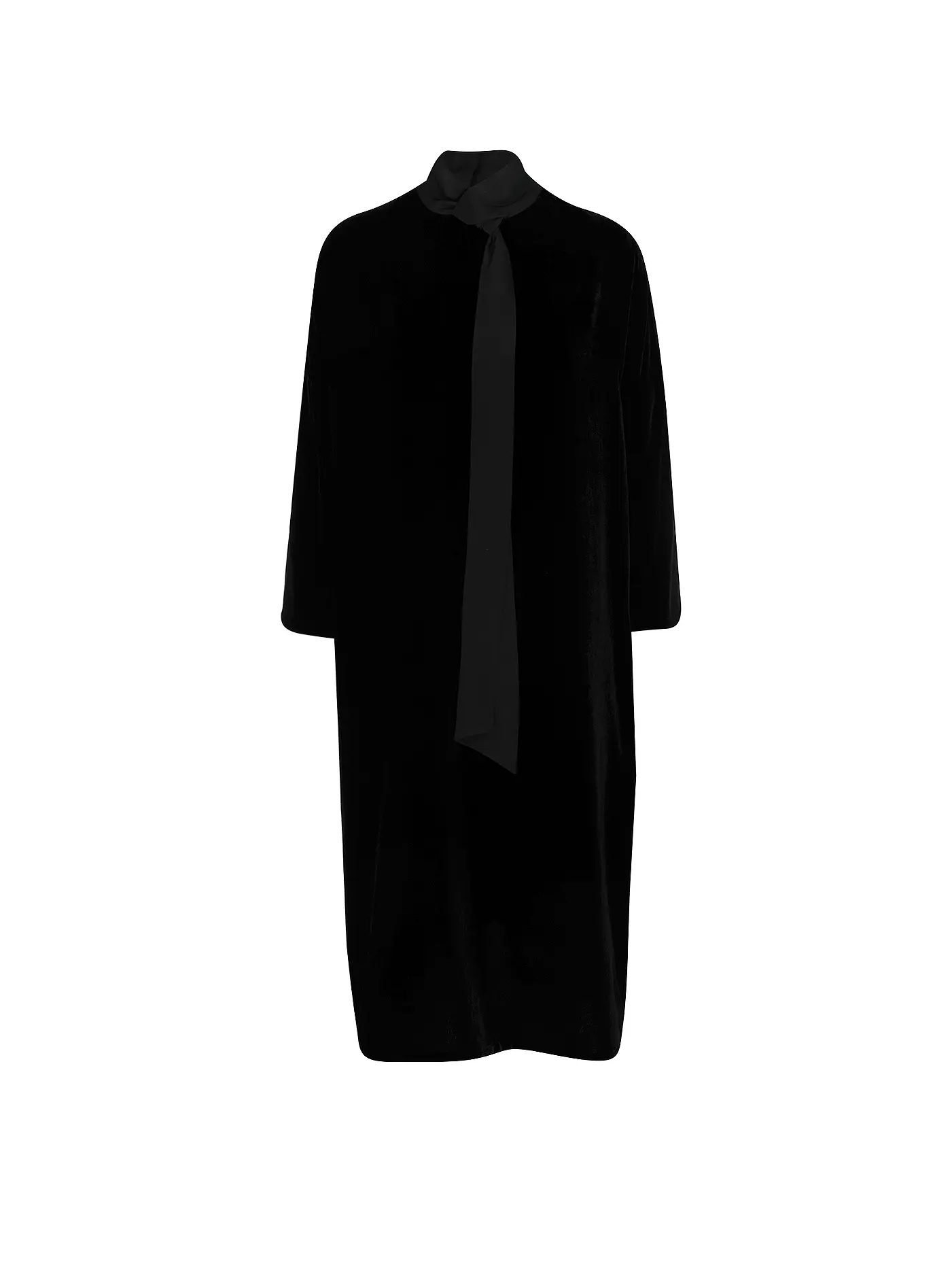 ASPESI | Samtkleid | schwarz
