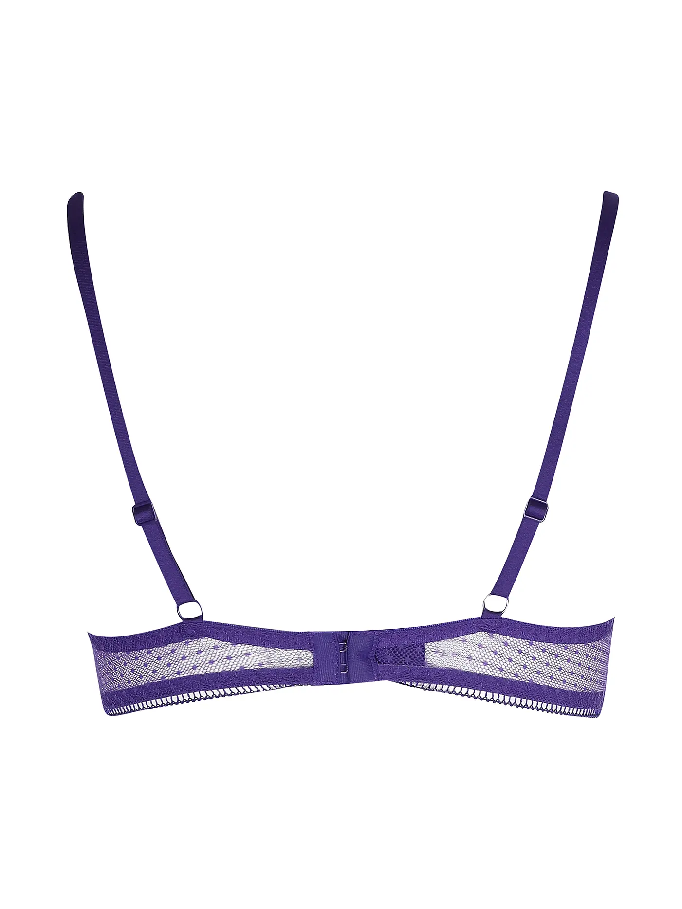 AUBADE | Halbschalen BH mit Bügel ILLUSION FAUVE ultraviolet | lila