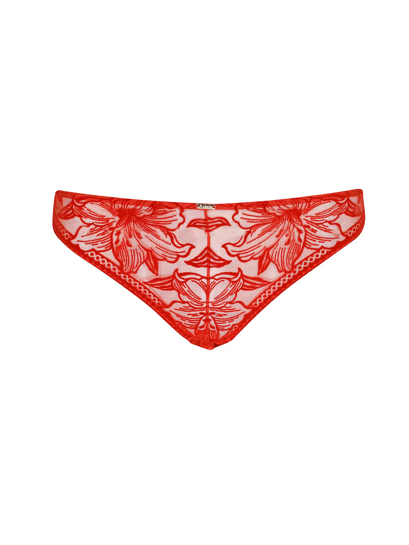 AUBADE | Slip COEUR A CORPS schwarz  | rot