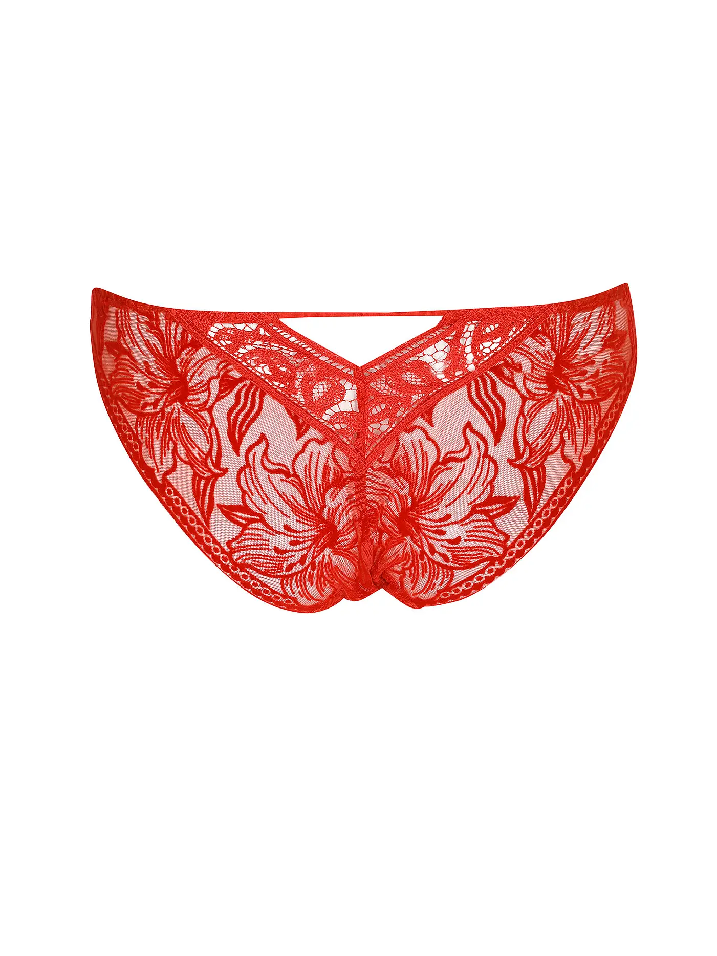AUBADE | Slip COEUR A CORPS rouge rebelle  | rot