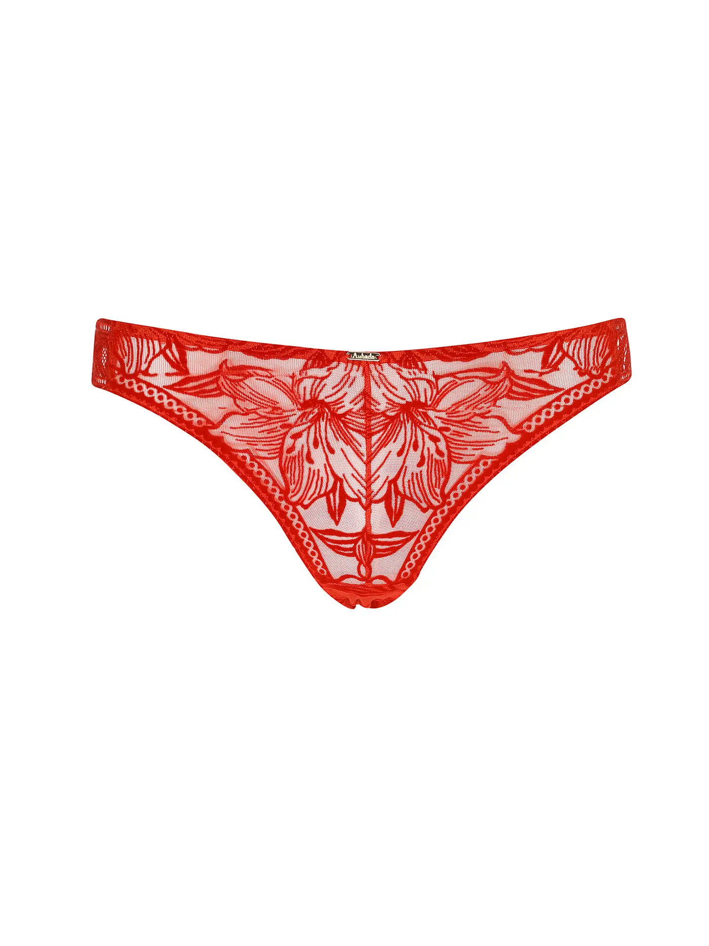 AUBADE | String COEUR A CORPS rouge rebelle  | rot