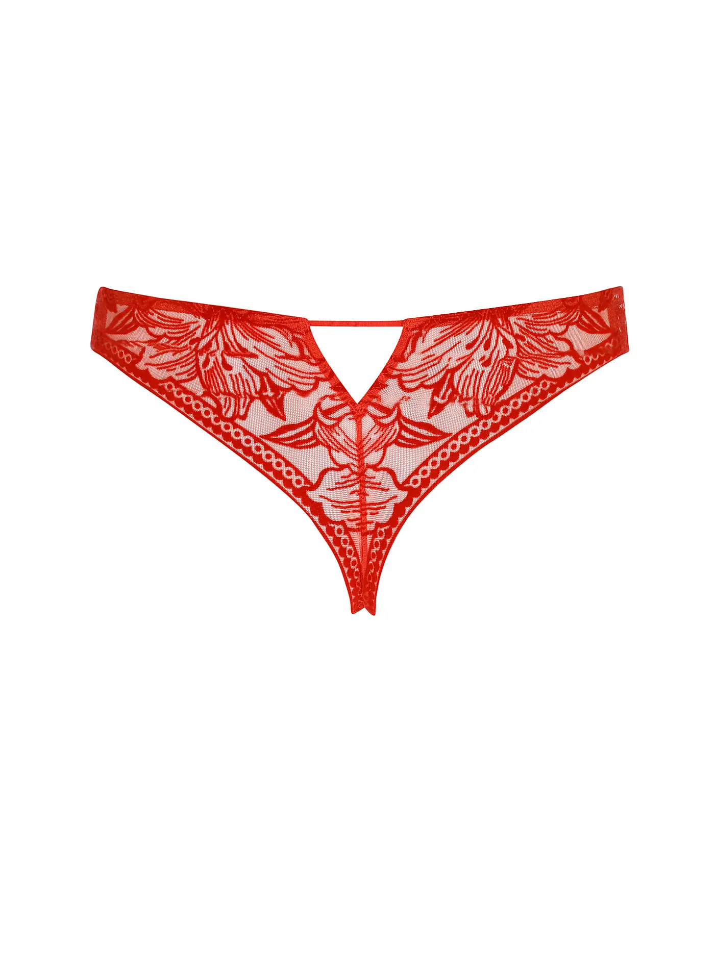 AUBADE | String COEUR A CORPS rouge rebelle  | rot